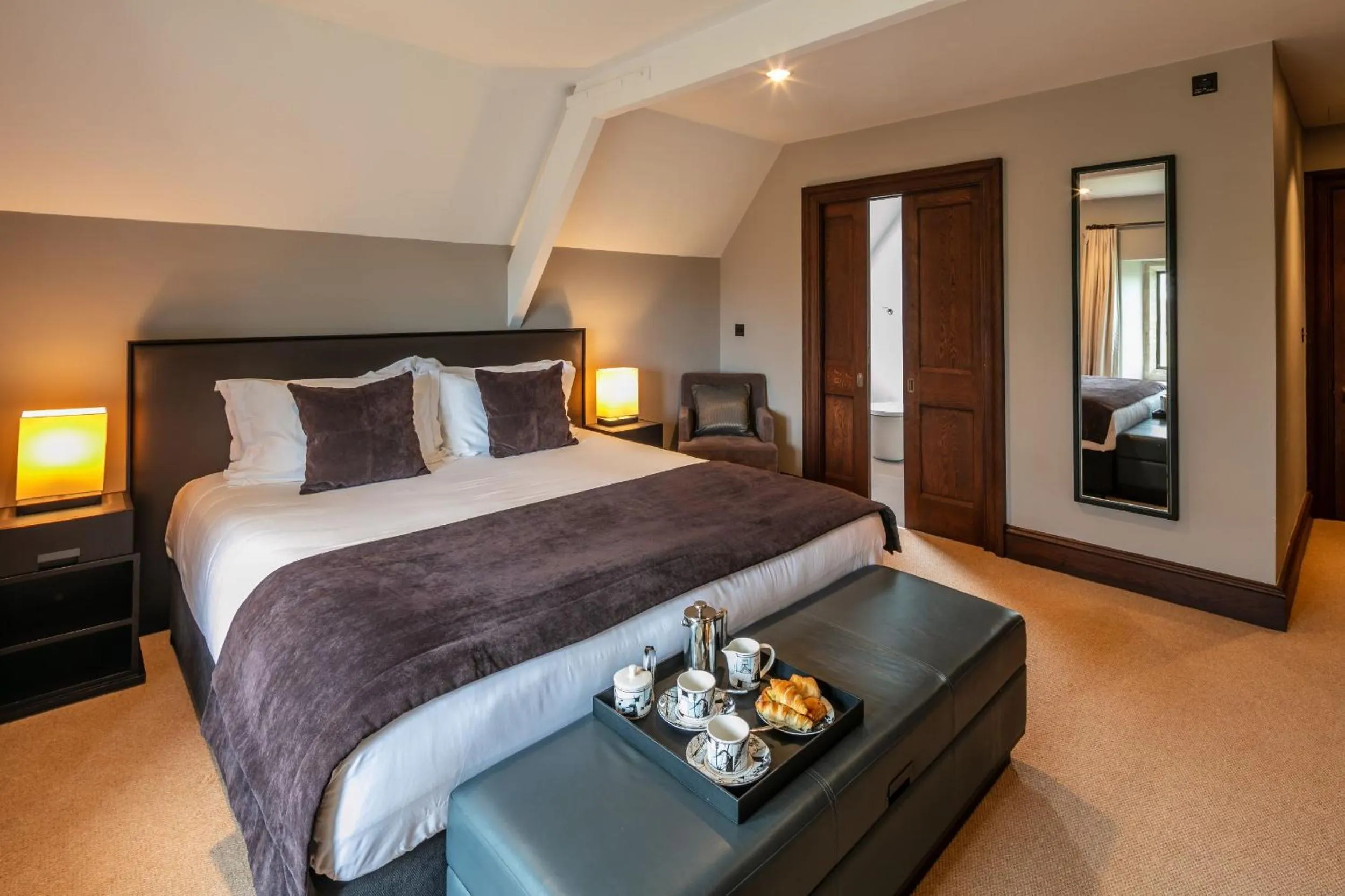 Bed in Penrhiw Priory