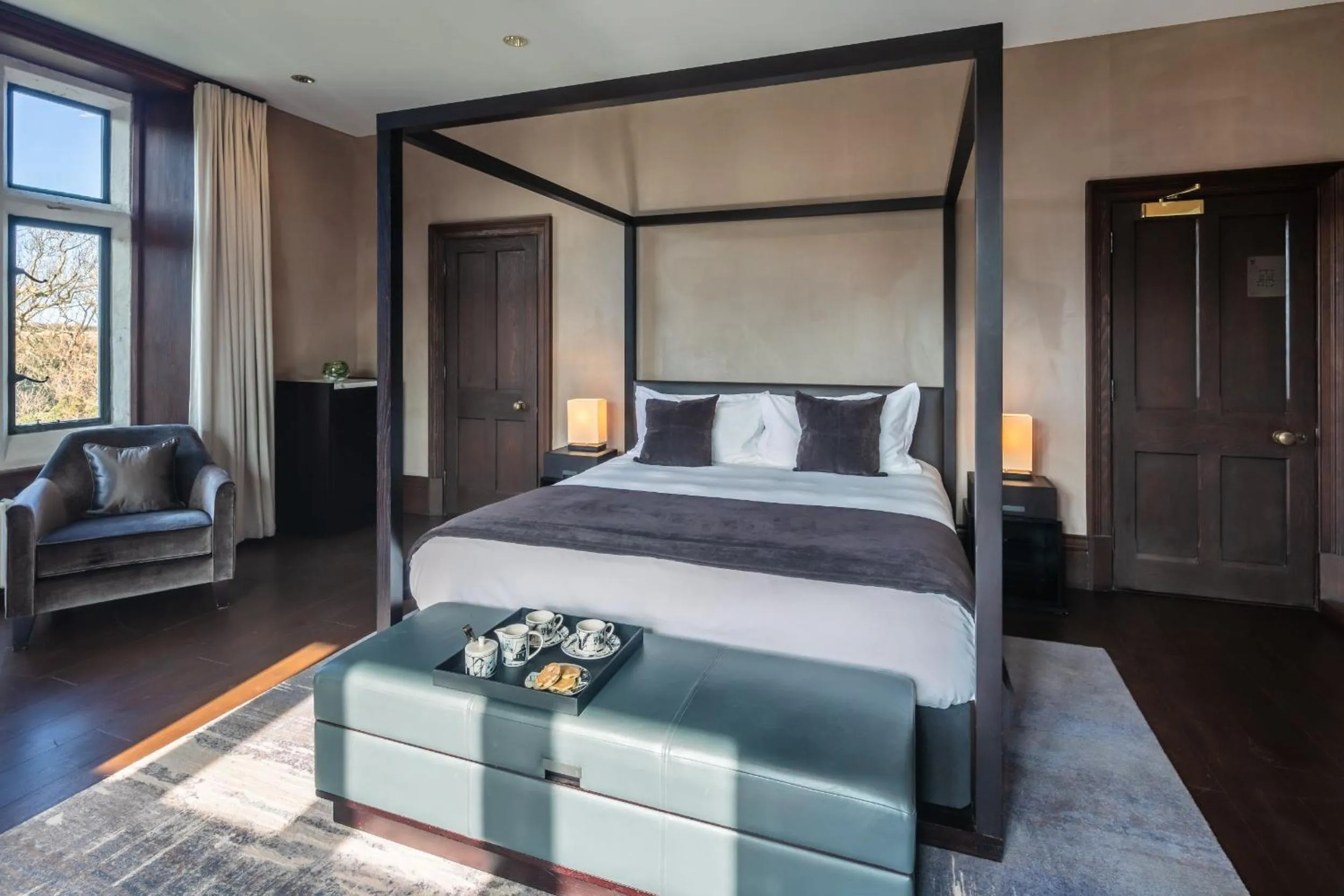 Bed in Penrhiw Priory