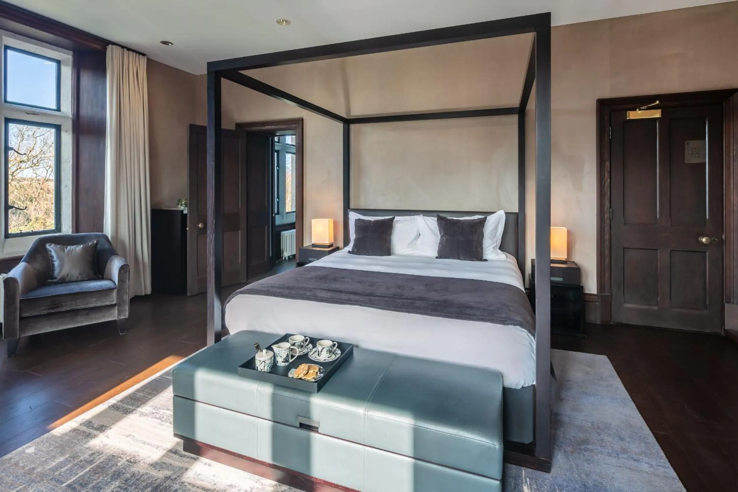 Bed in Penrhiw Priory