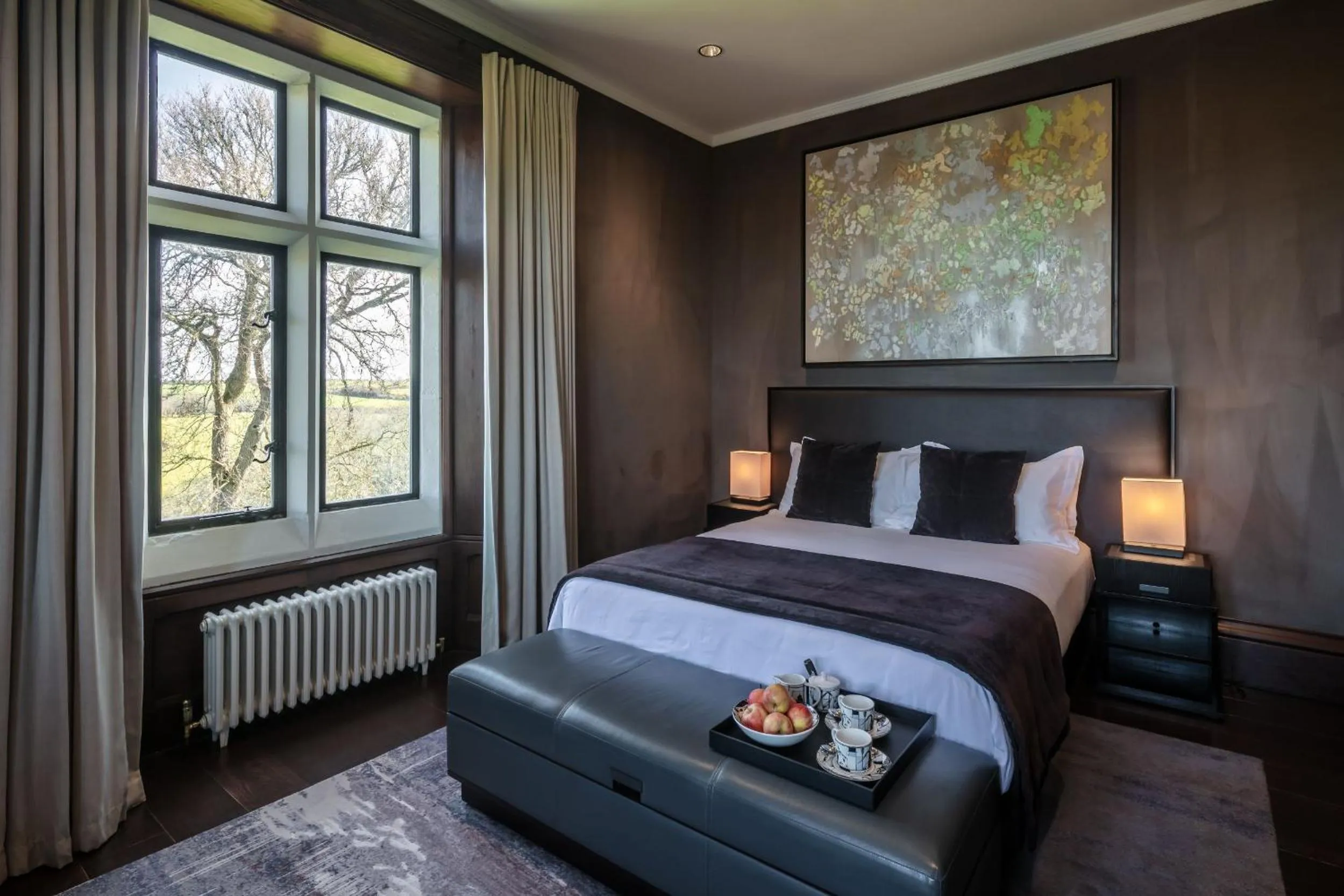 Bed in Penrhiw Priory