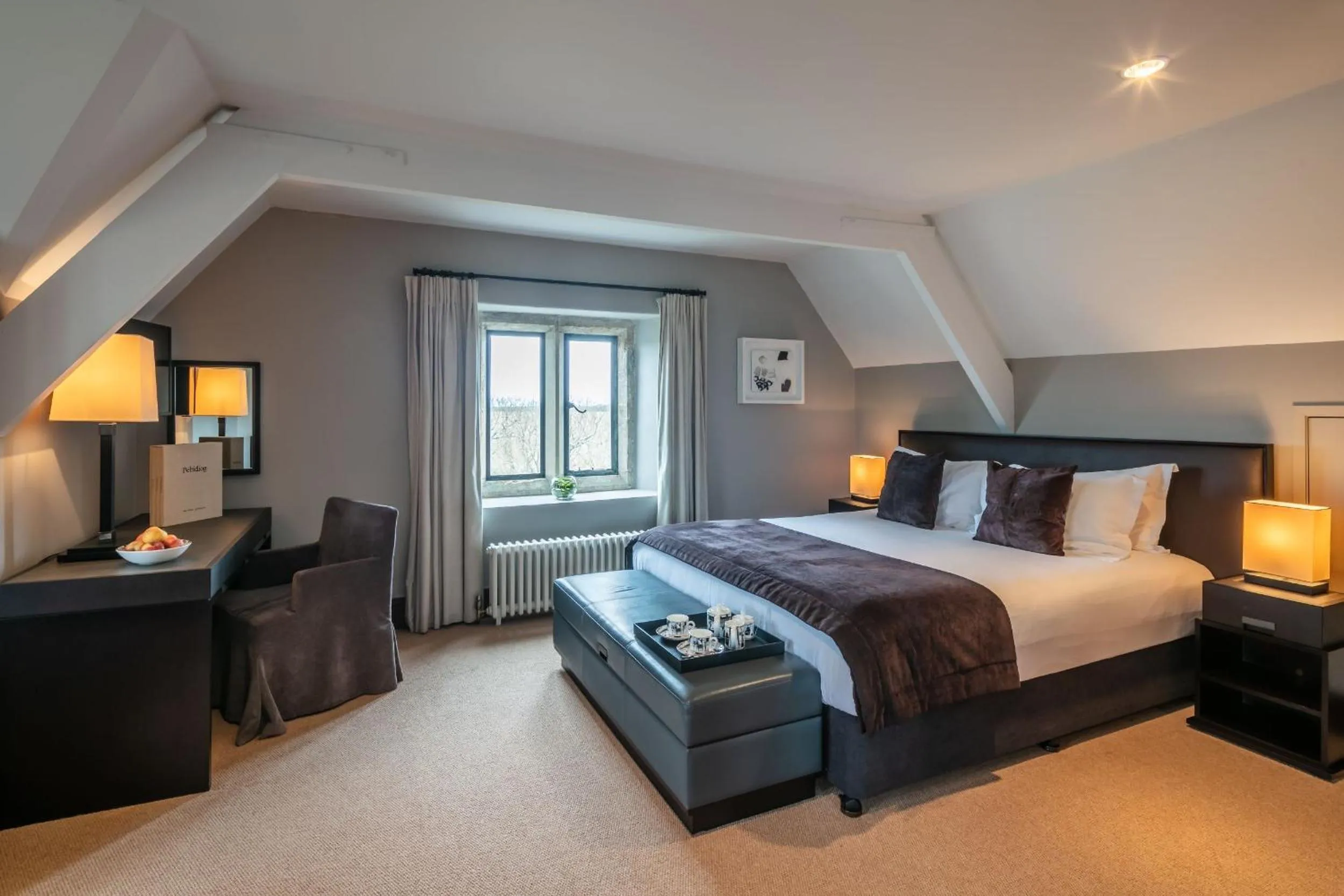 Bed in Penrhiw Priory