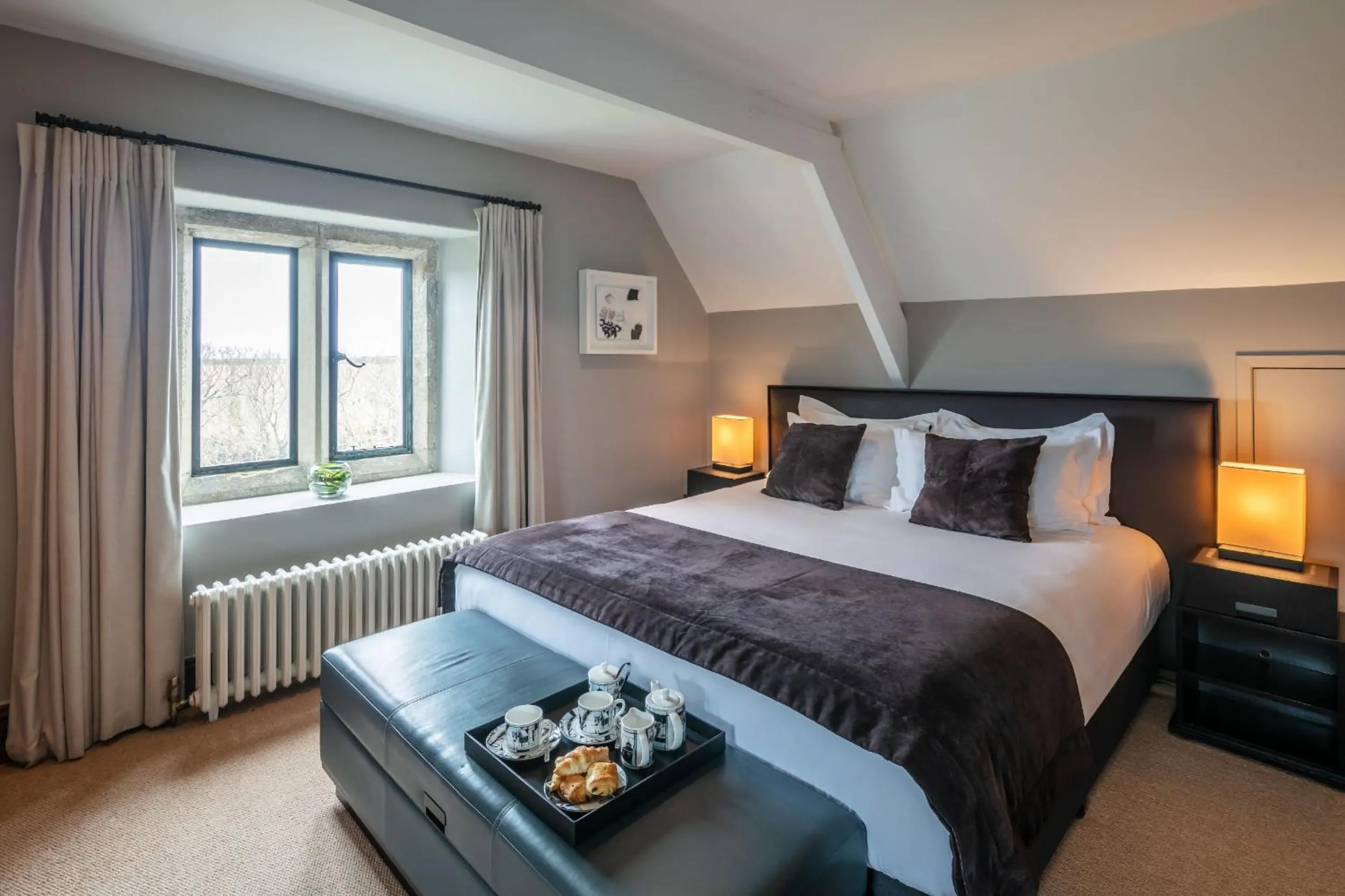 Bed in Penrhiw Priory