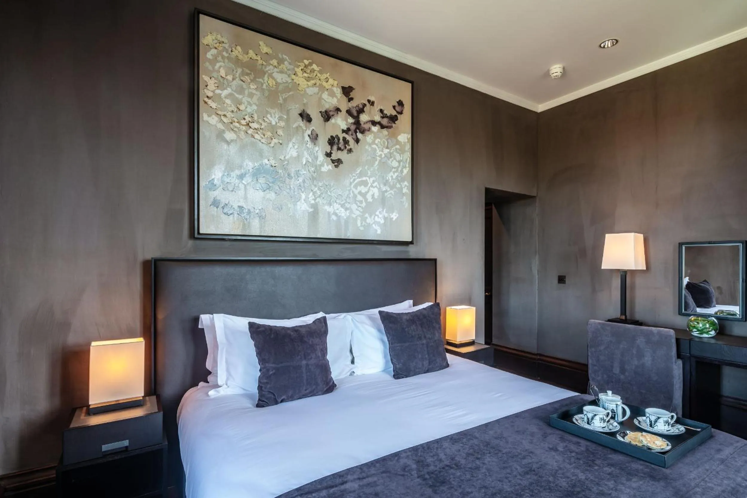 Bed in Penrhiw Priory