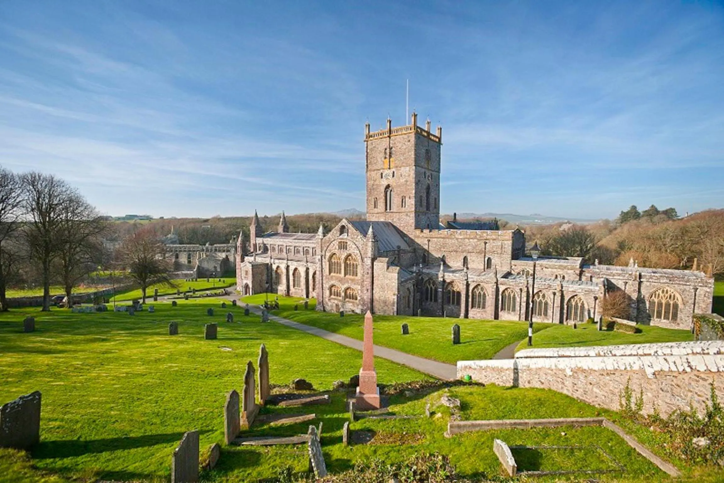 Nearby landmark in Penrhiw Priory