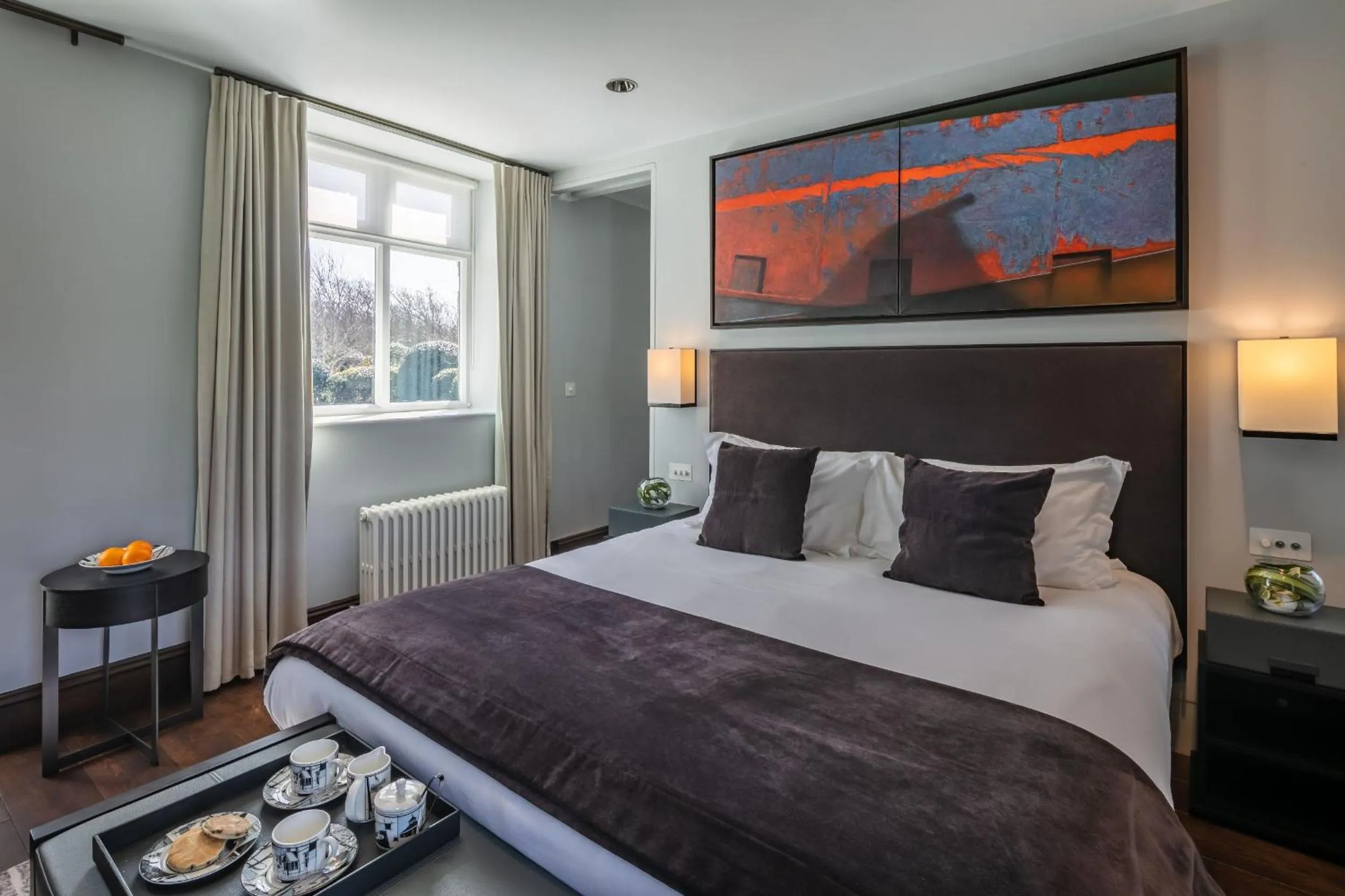 Bed in Penrhiw Priory