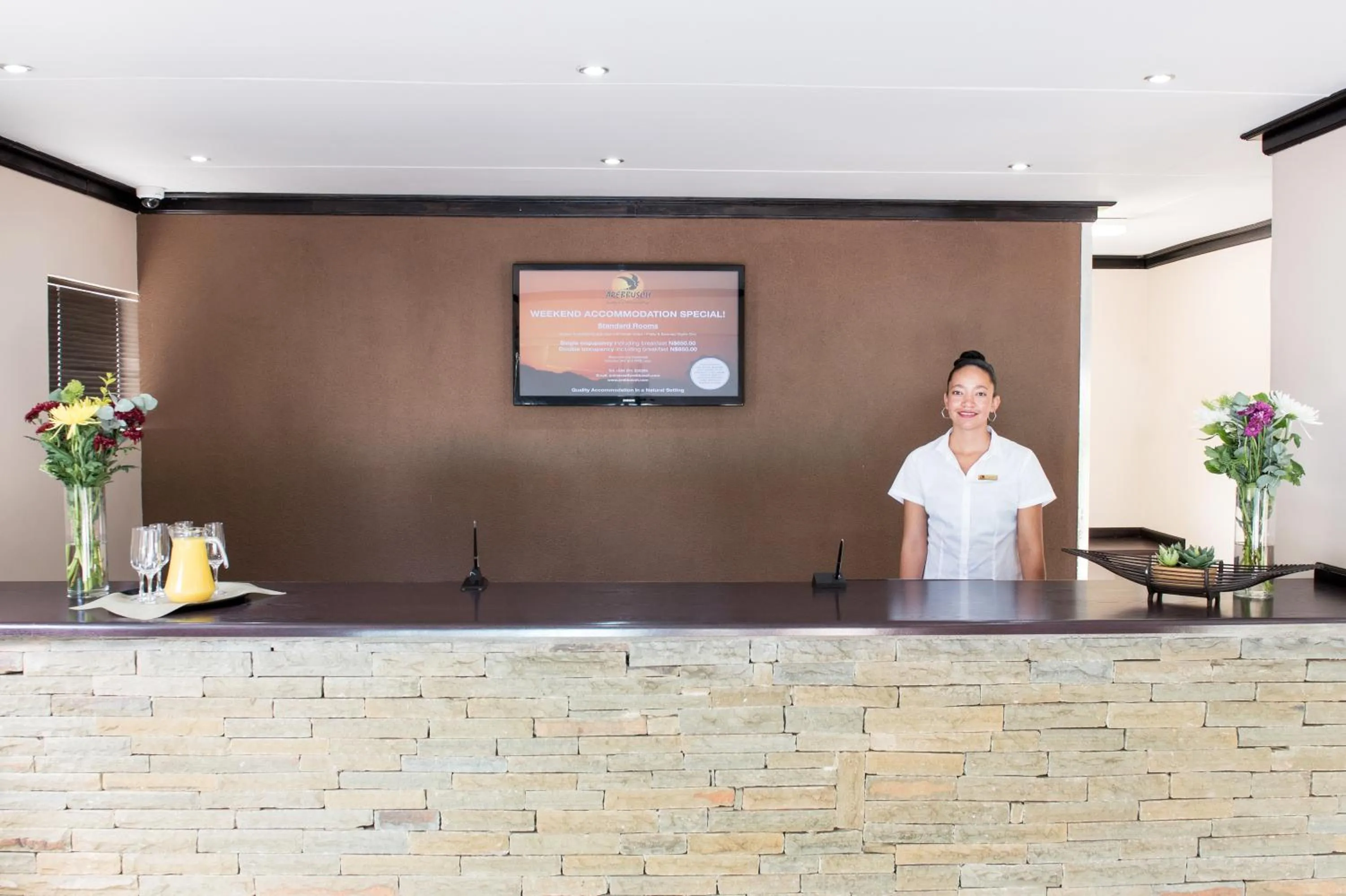 Staff in Arebbusch Travel Lodge