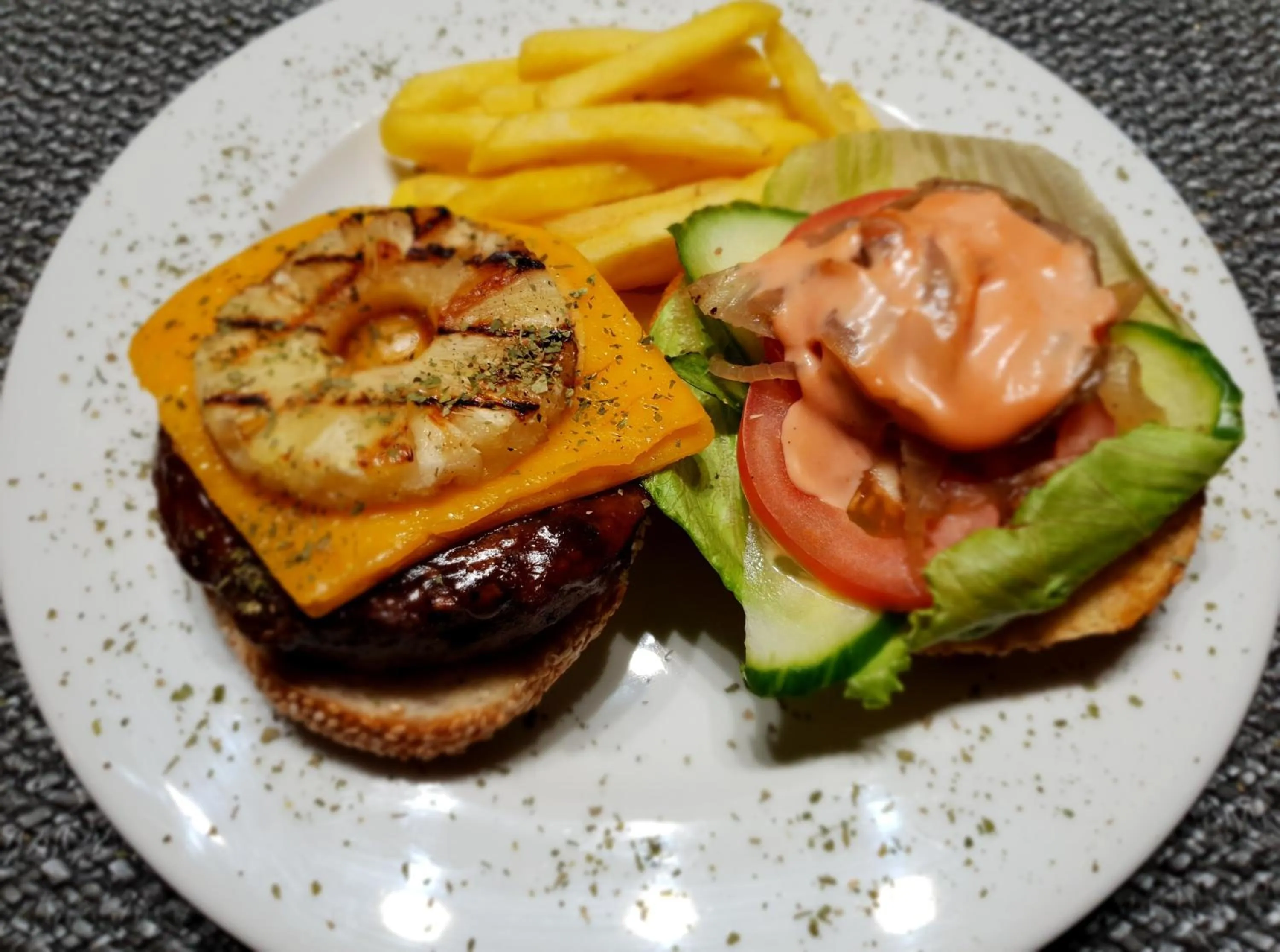 Food close-up in Arebbusch Travel Lodge