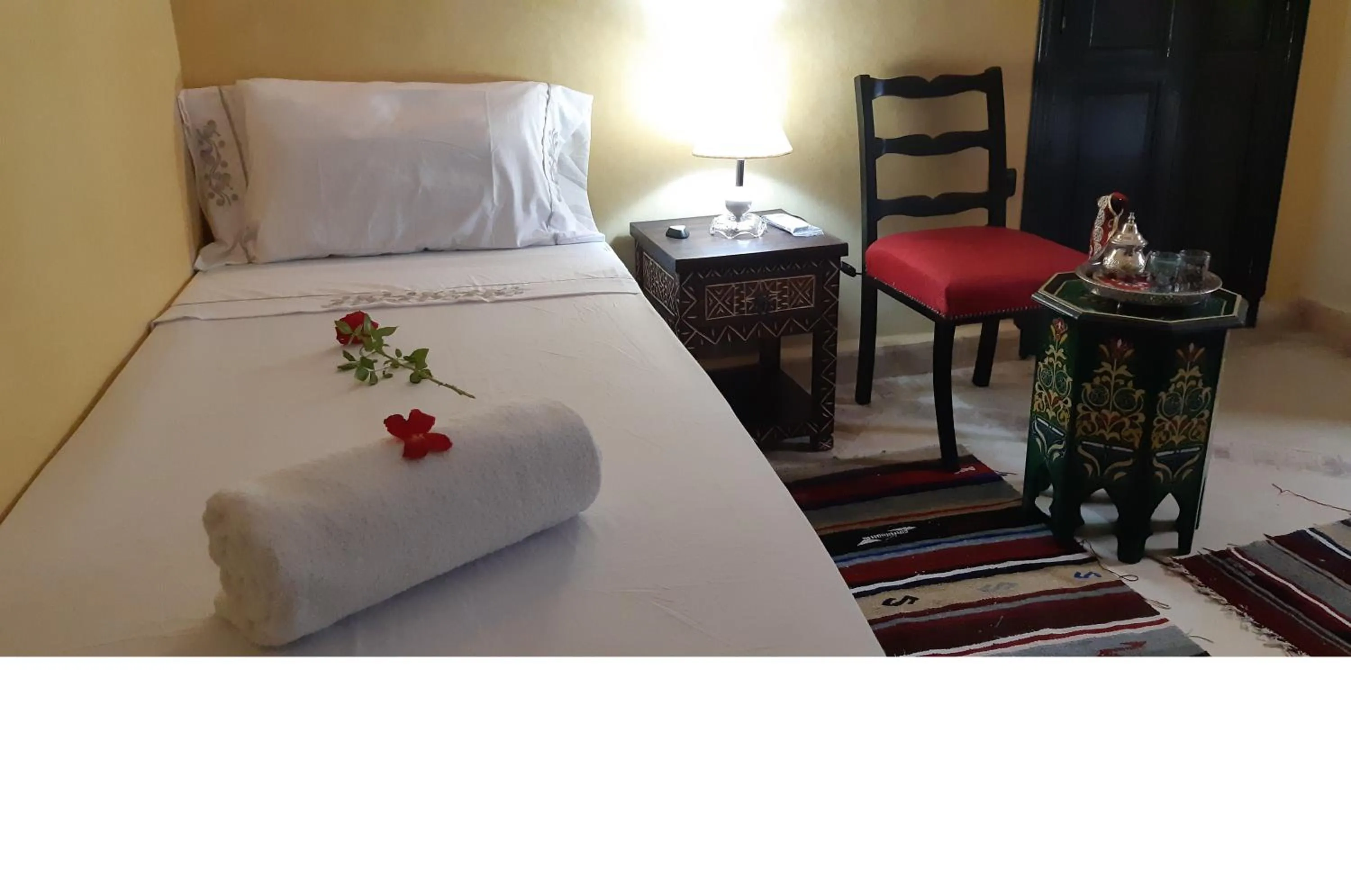 Bedroom, Bed in Riad Simon