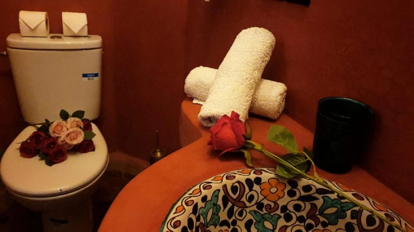 Bathroom in Riad Simon