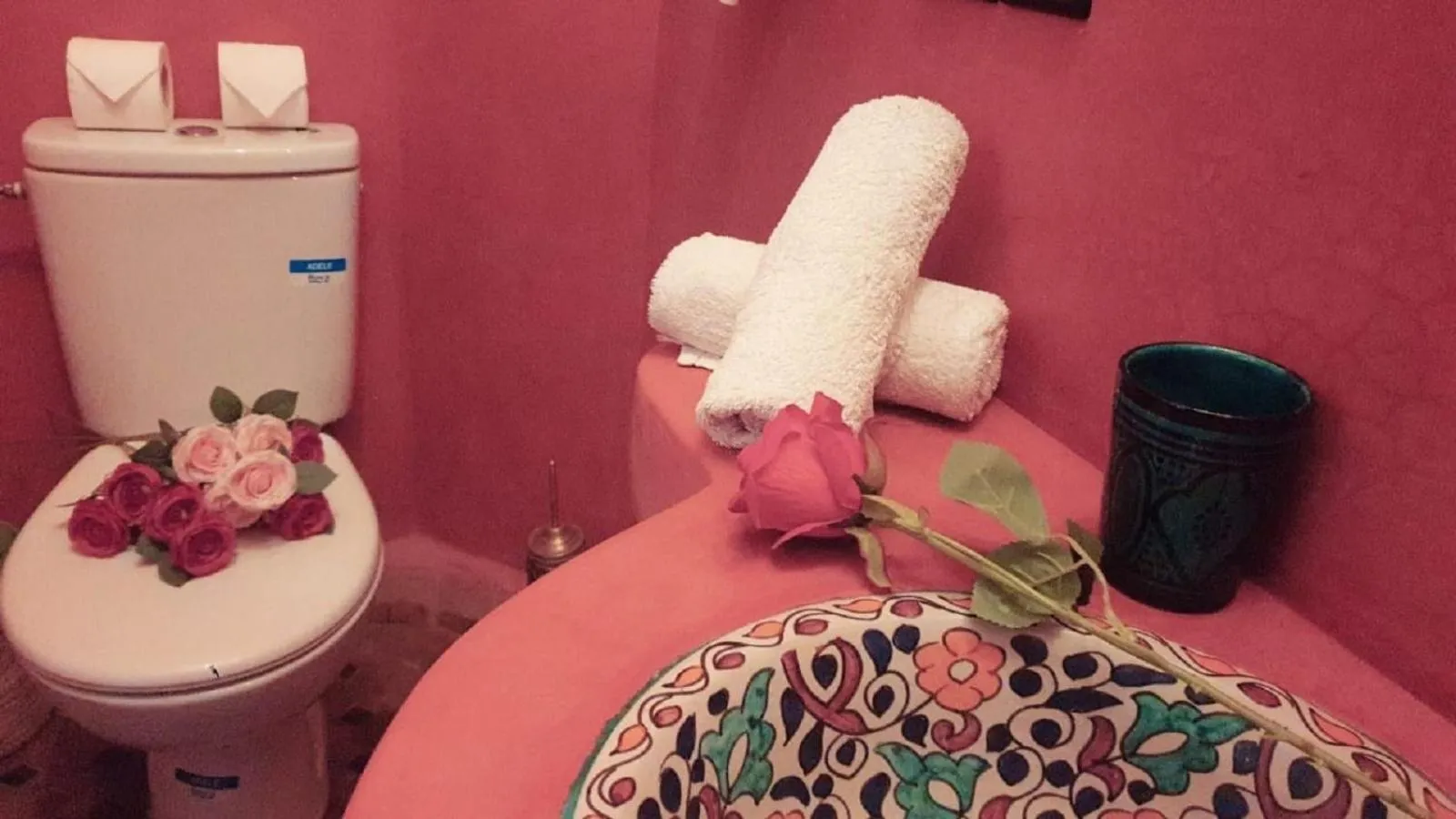 Bathroom in Riad Simon