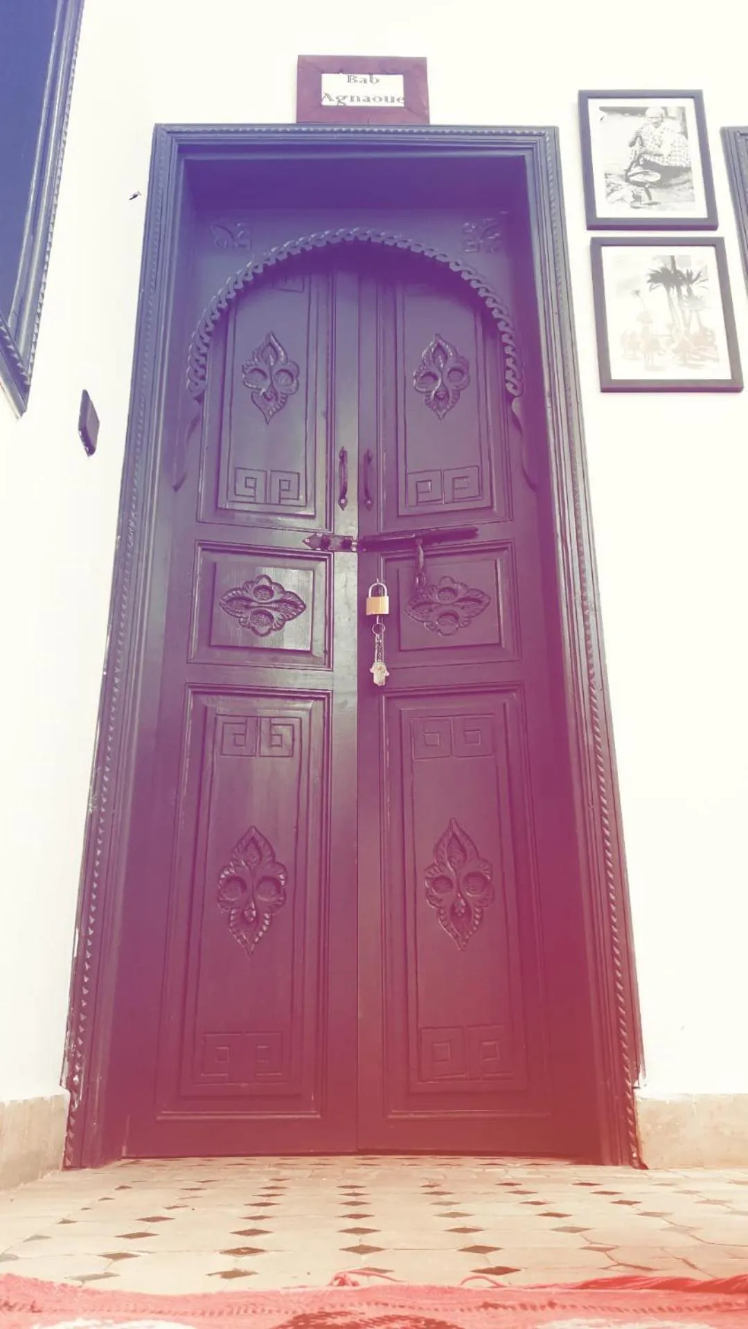 Bedroom in Riad Simon