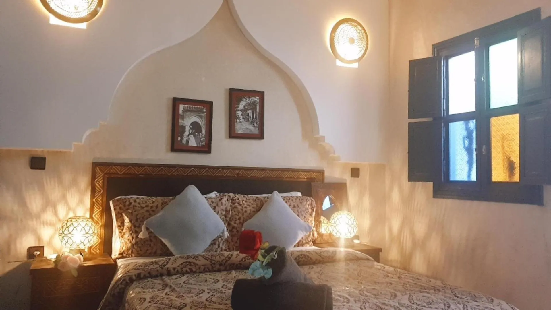 Property building, Bed in Riad Simon