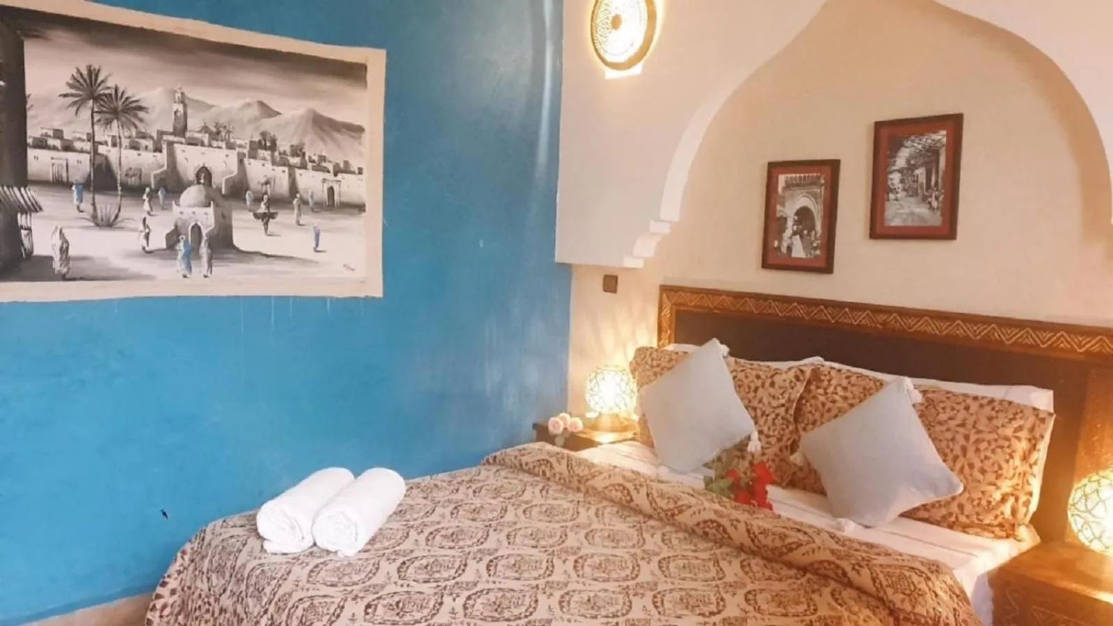 Bedroom, Bed in Riad Simon