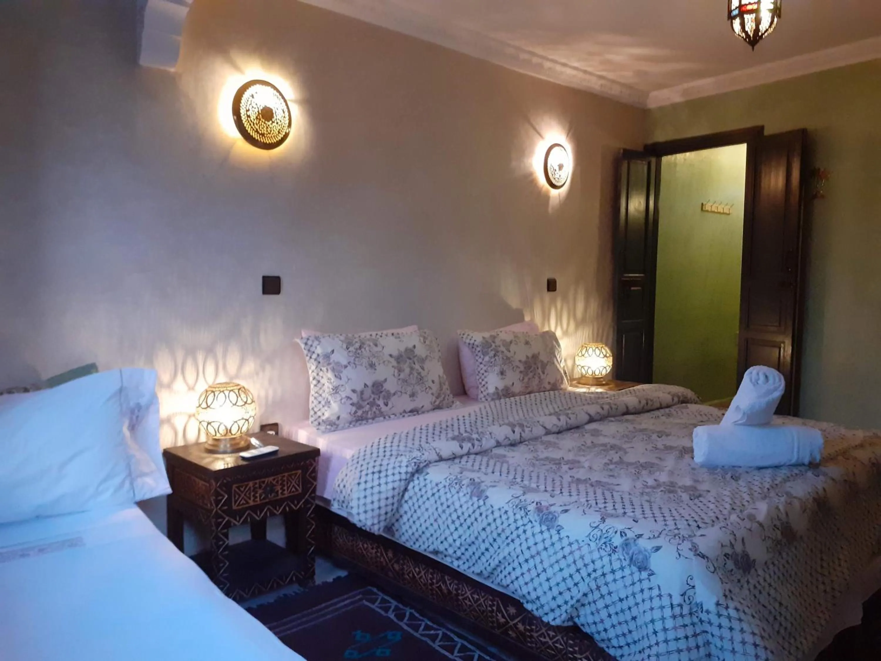 Bed in Riad Simon