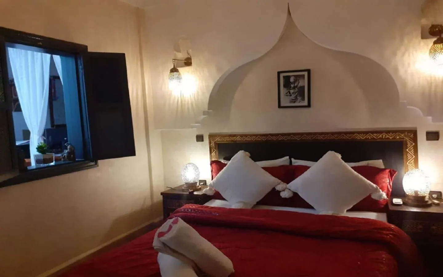 Bed in Riad Simon
