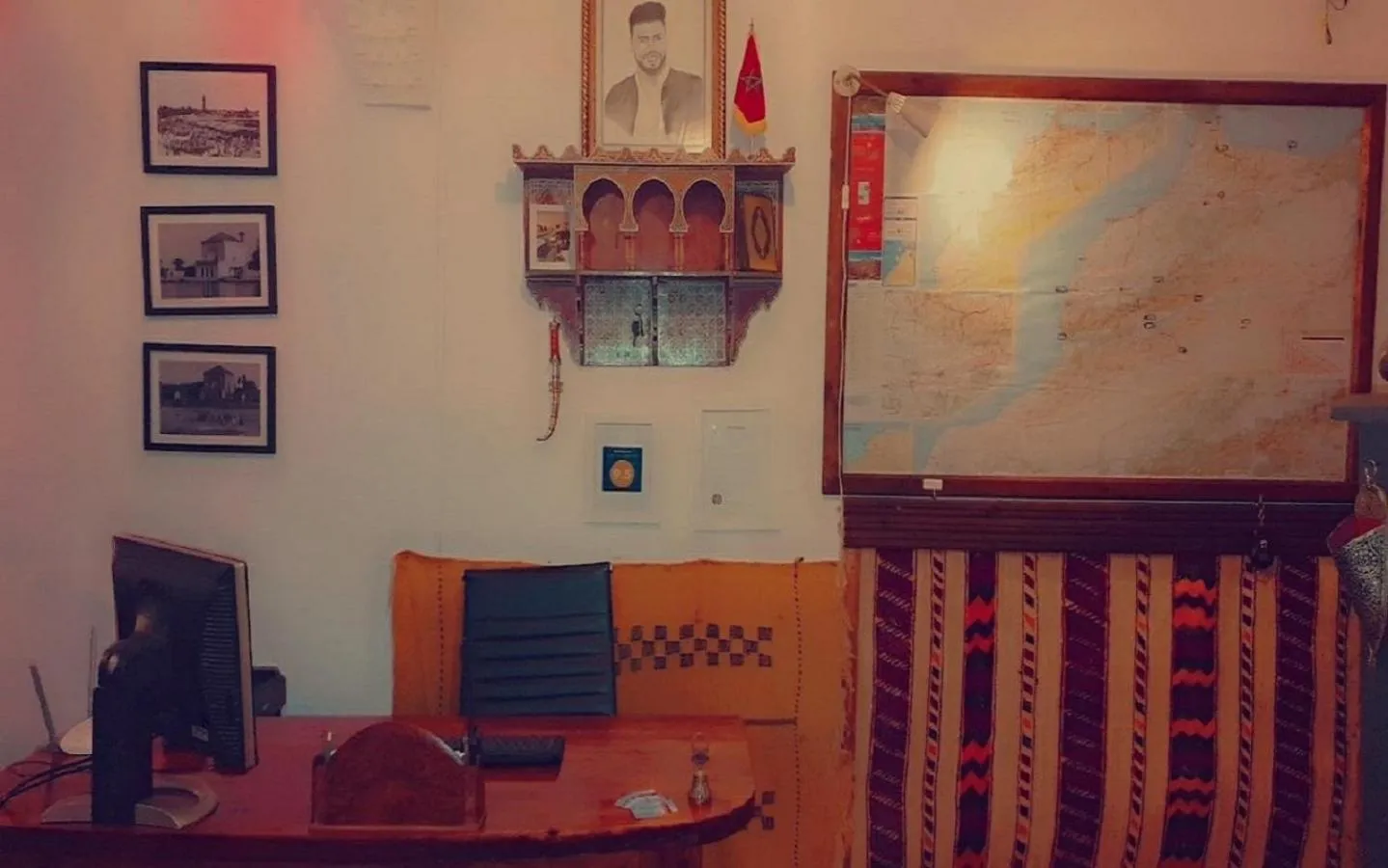 Lobby or reception in Riad Simon