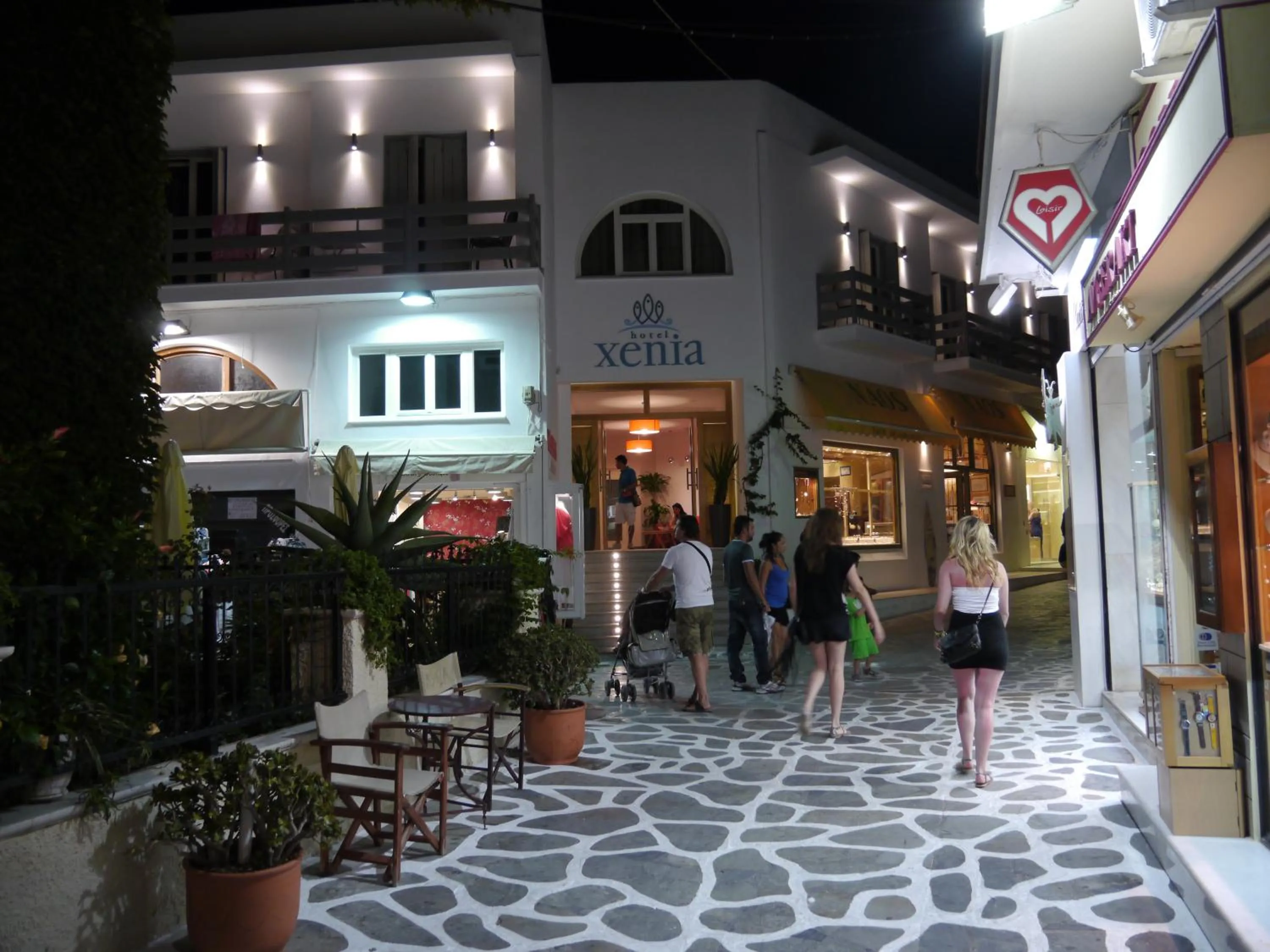 Facade/entrance in Xenia Hotel