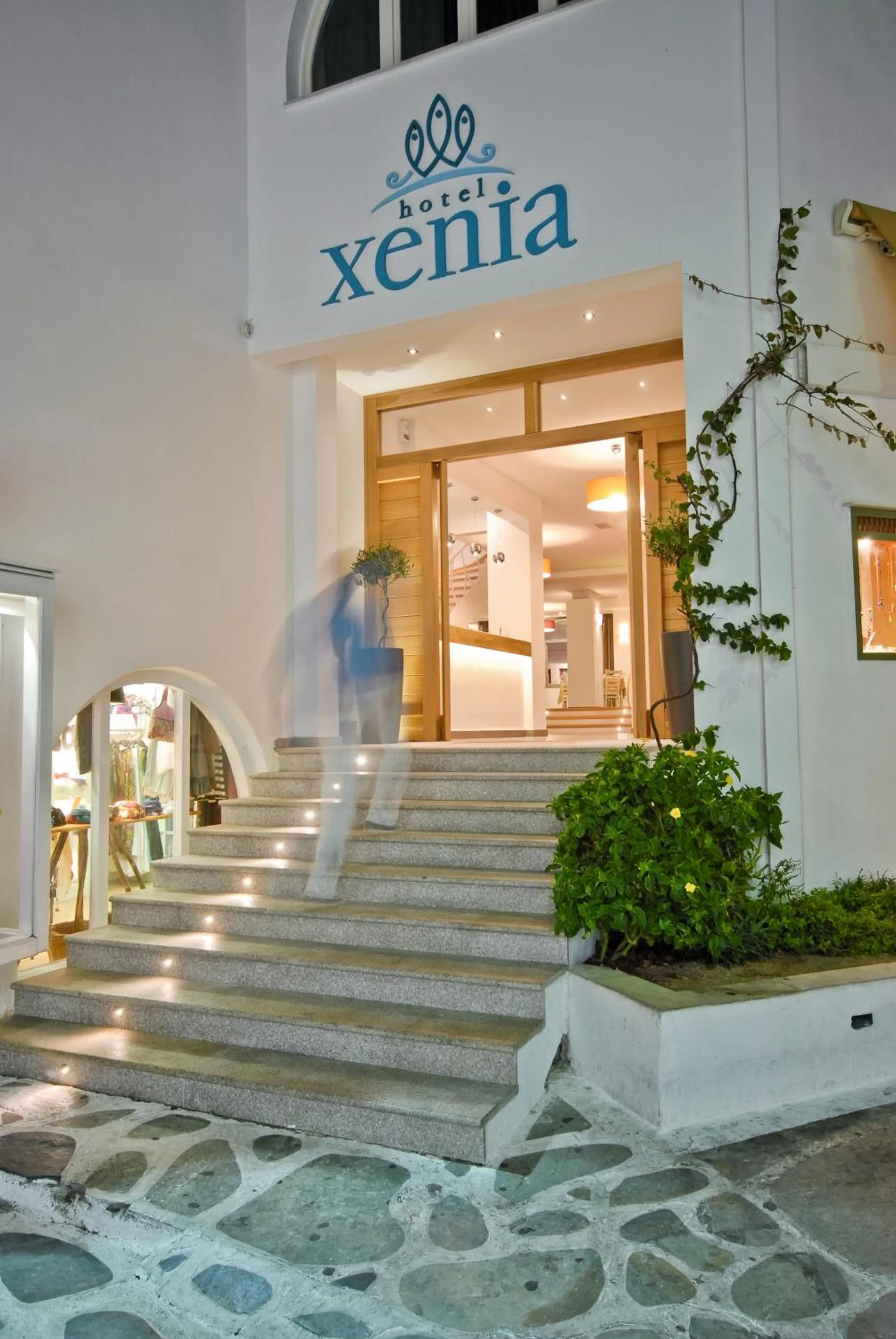 Facade/entrance in Xenia Hotel