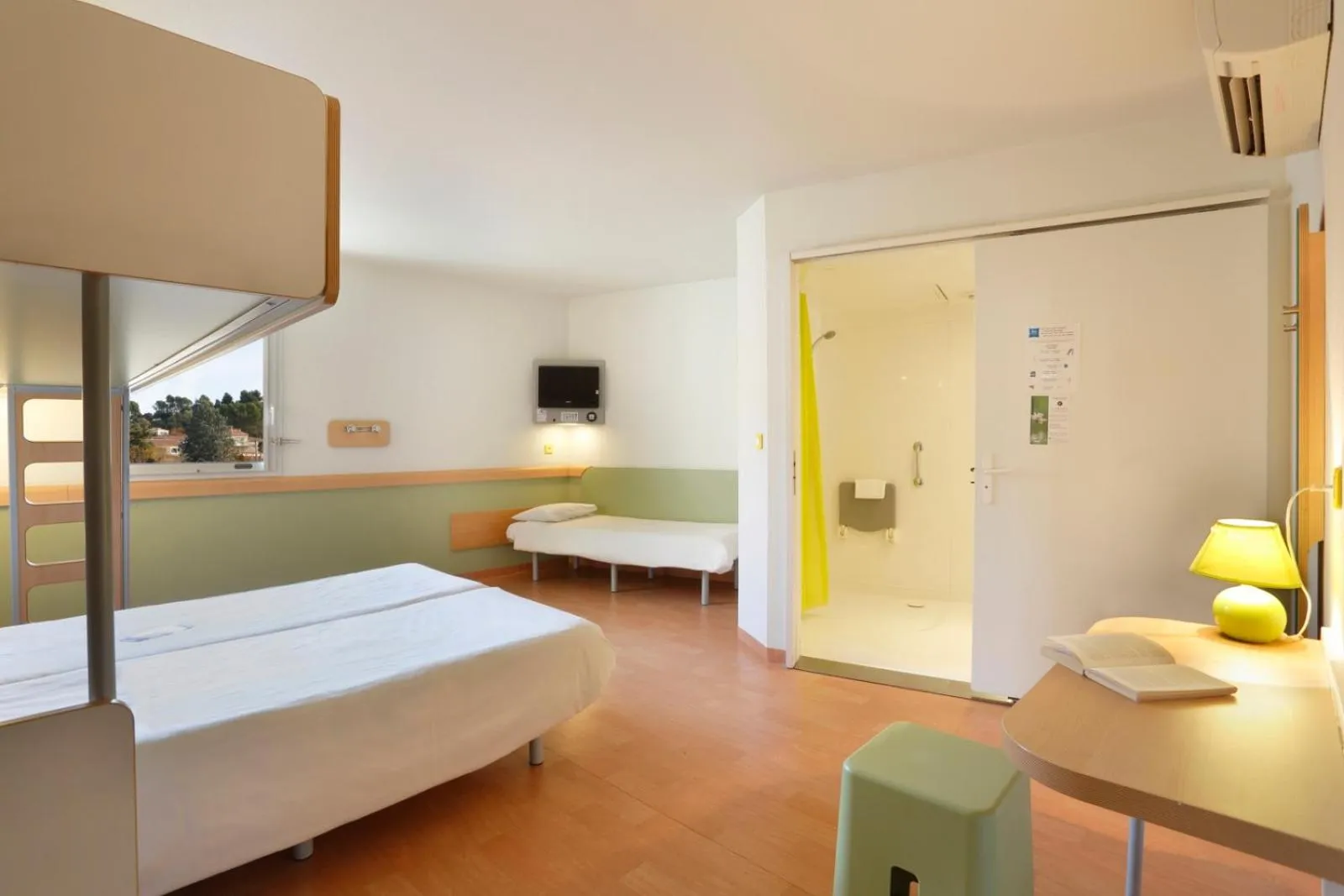 Bed in First Inn Hotel