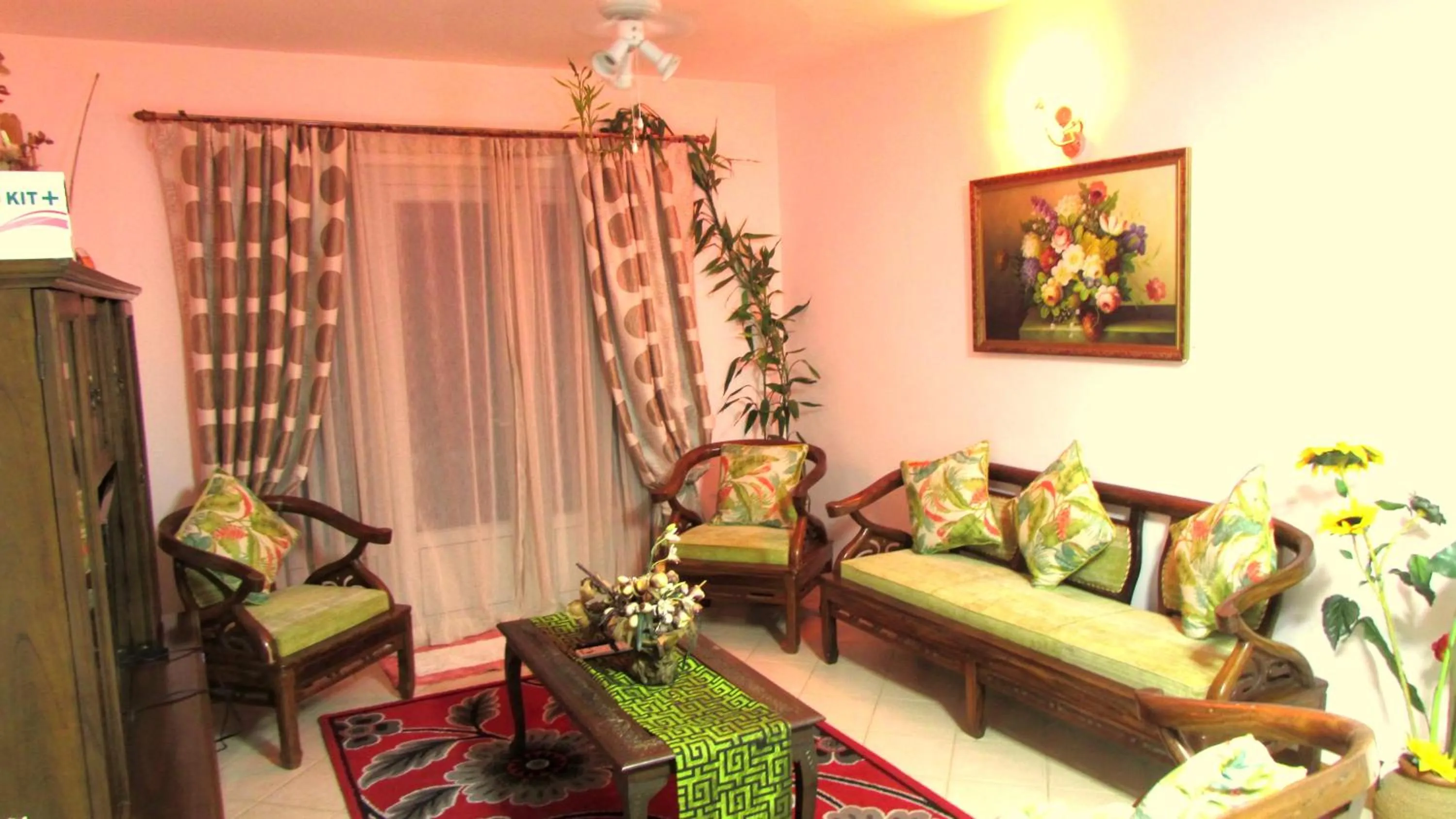 Living room in Golden Rod villa