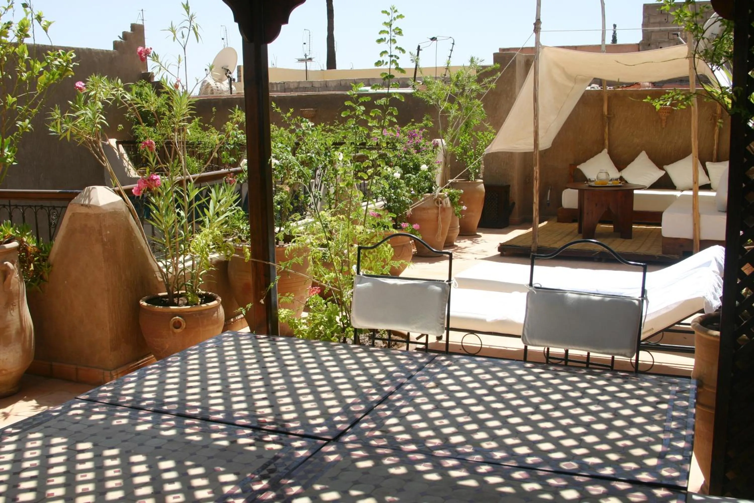Balcony/Terrace in Riad Massiba