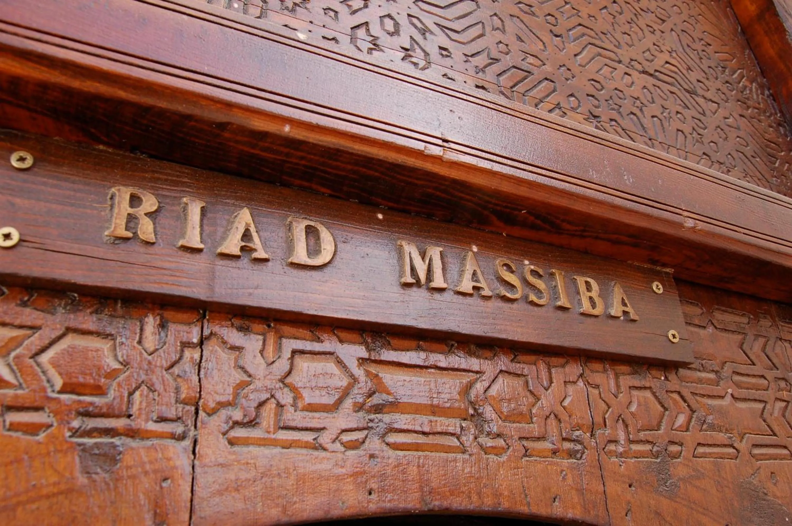 Facade/entrance in Riad Massiba