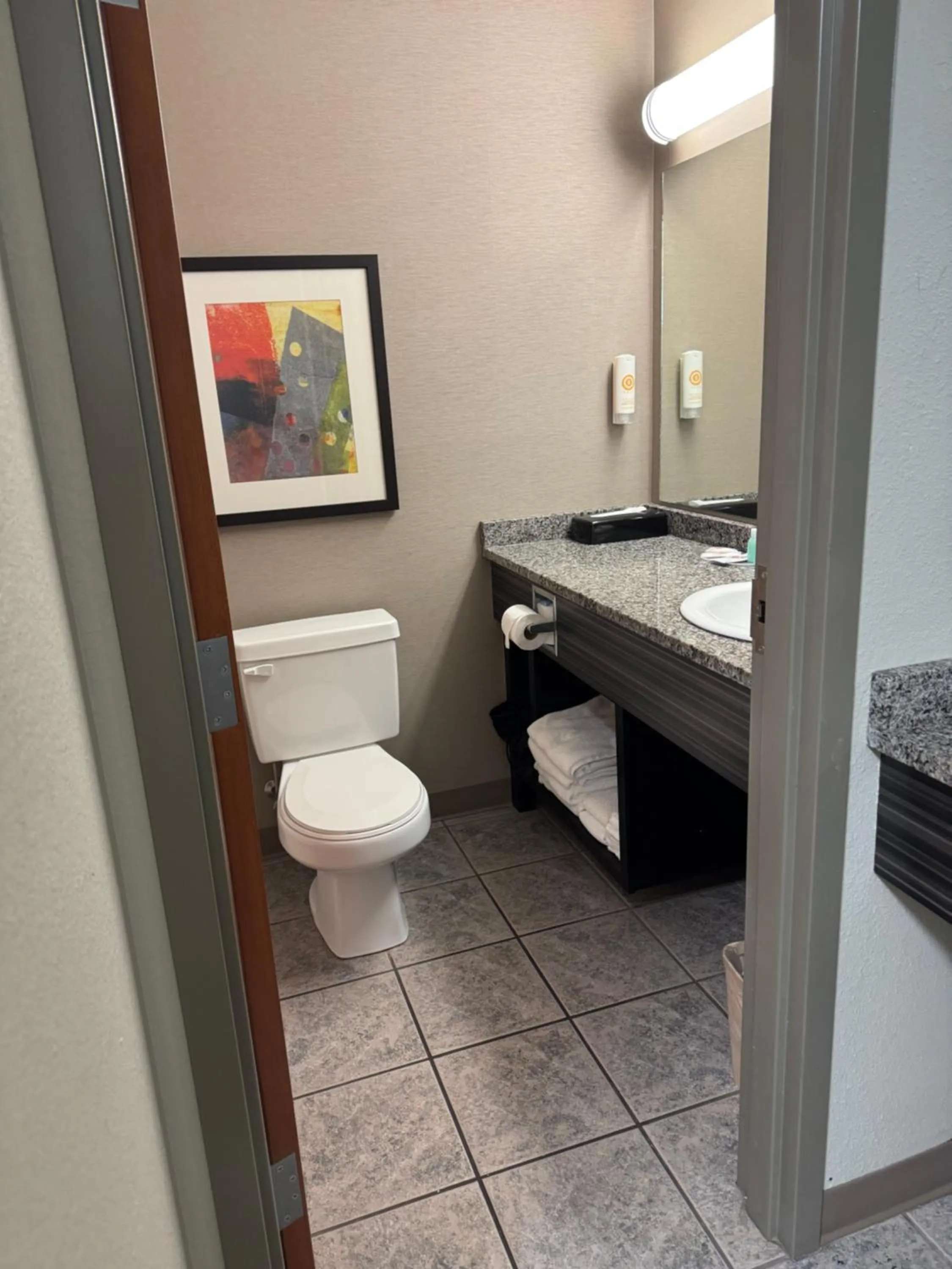 Toilet in Comfort Inn Huntington near University area
