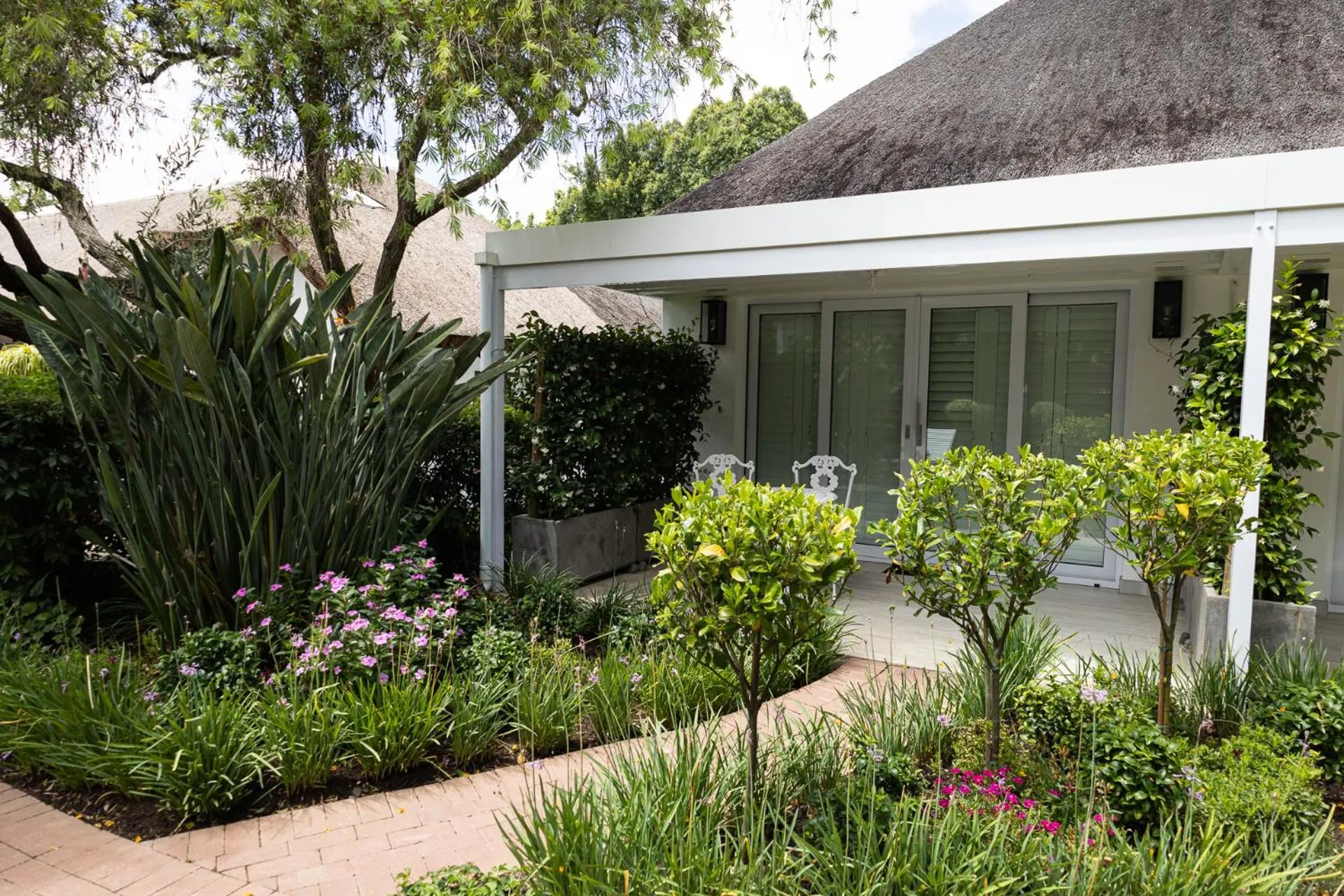 Patio in Cape Village Lodge