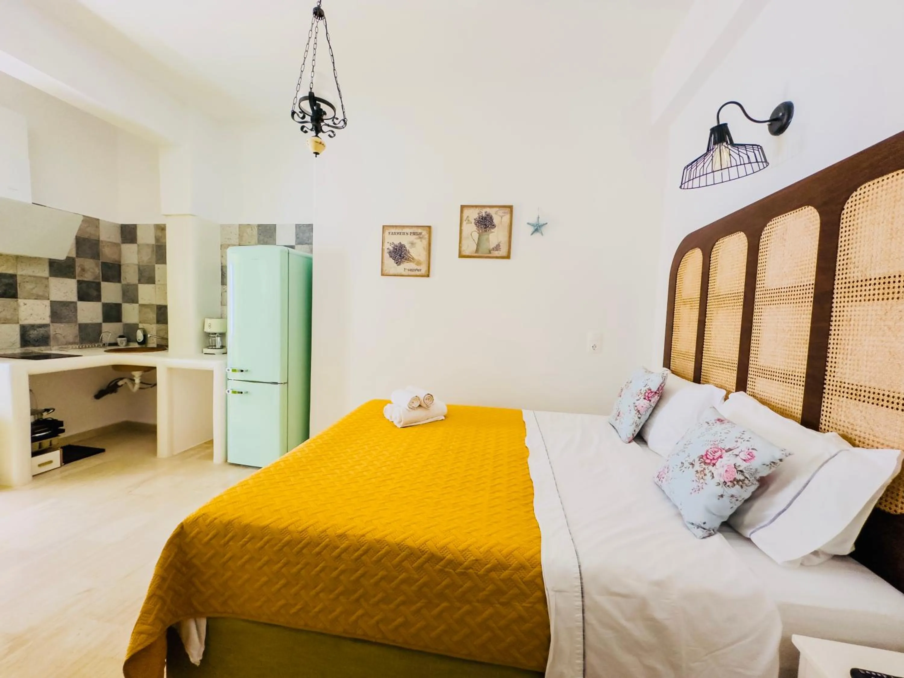 Bed in Gerani Studios