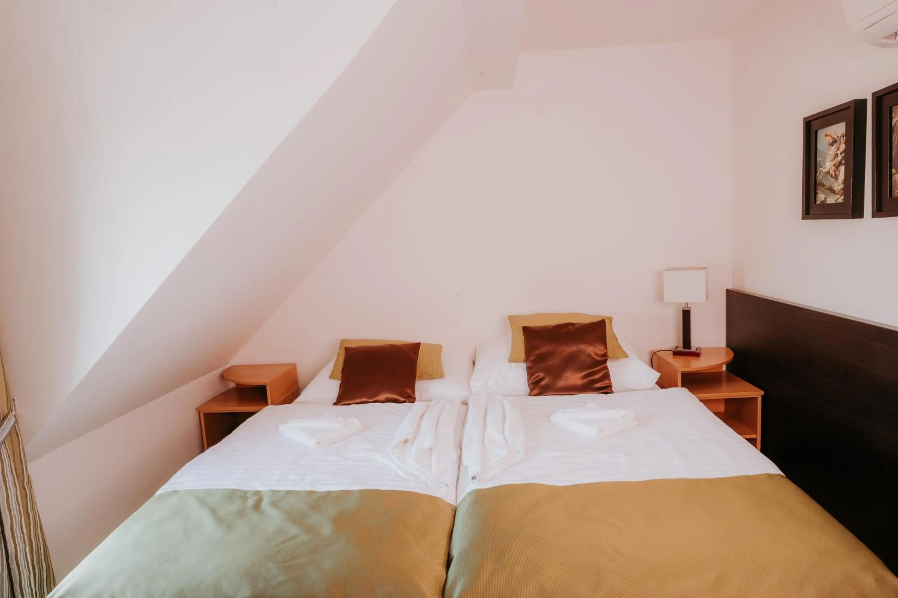 Bed in Hotel Bonaparte