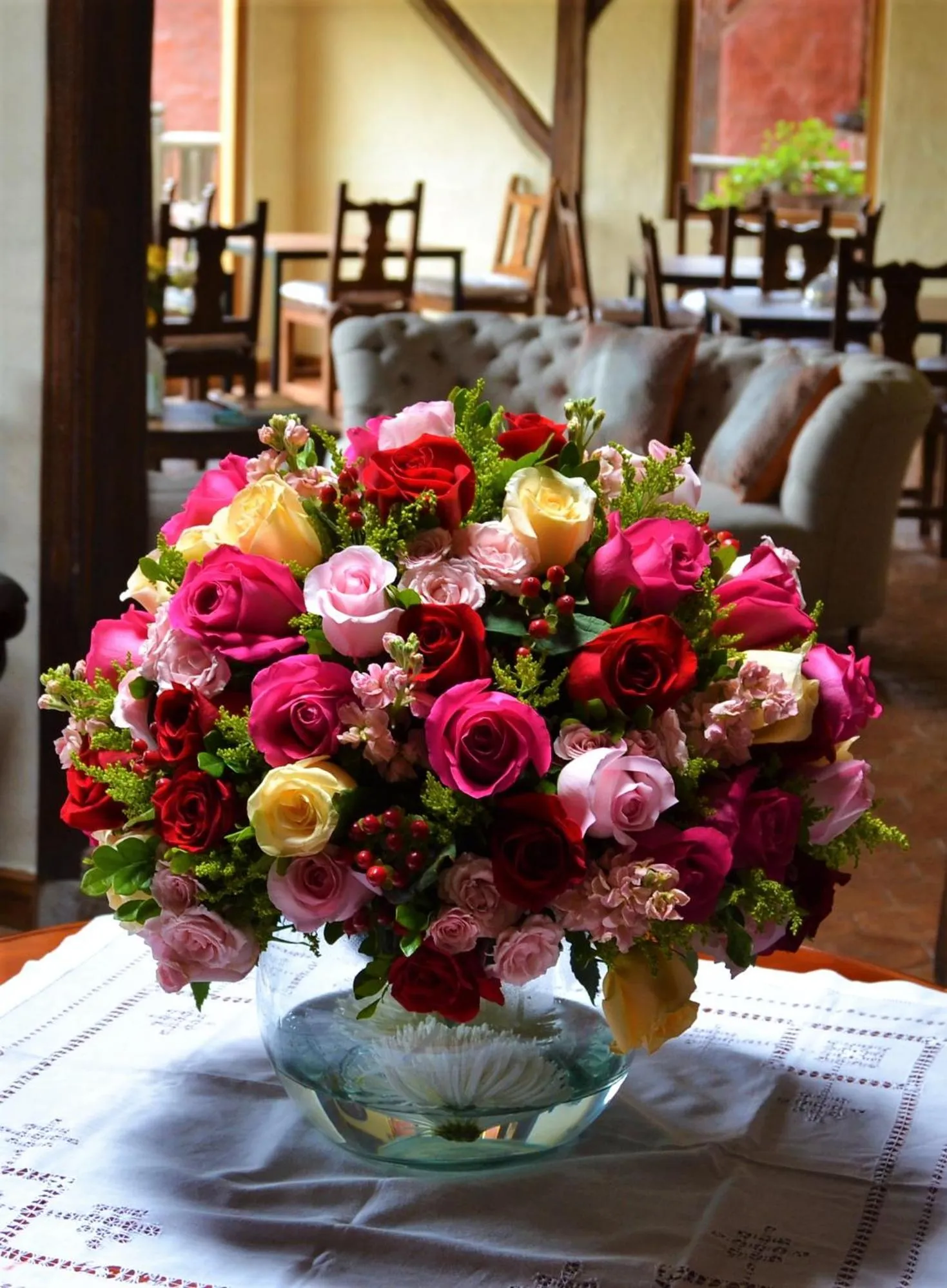 Decorative detail in Ilatoa Lodge