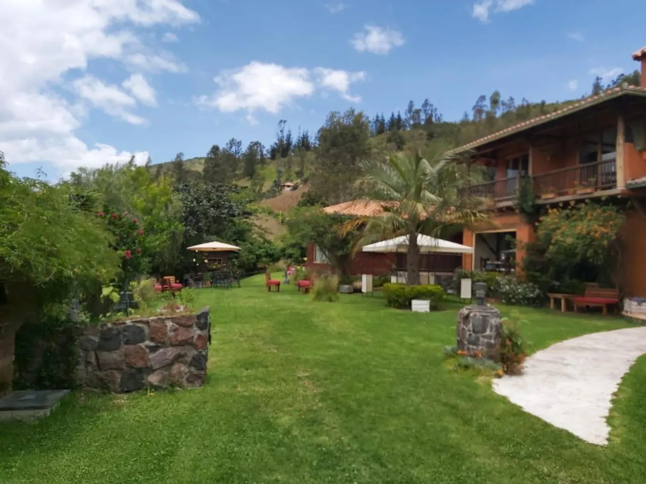 Garden in Ilatoa Lodge