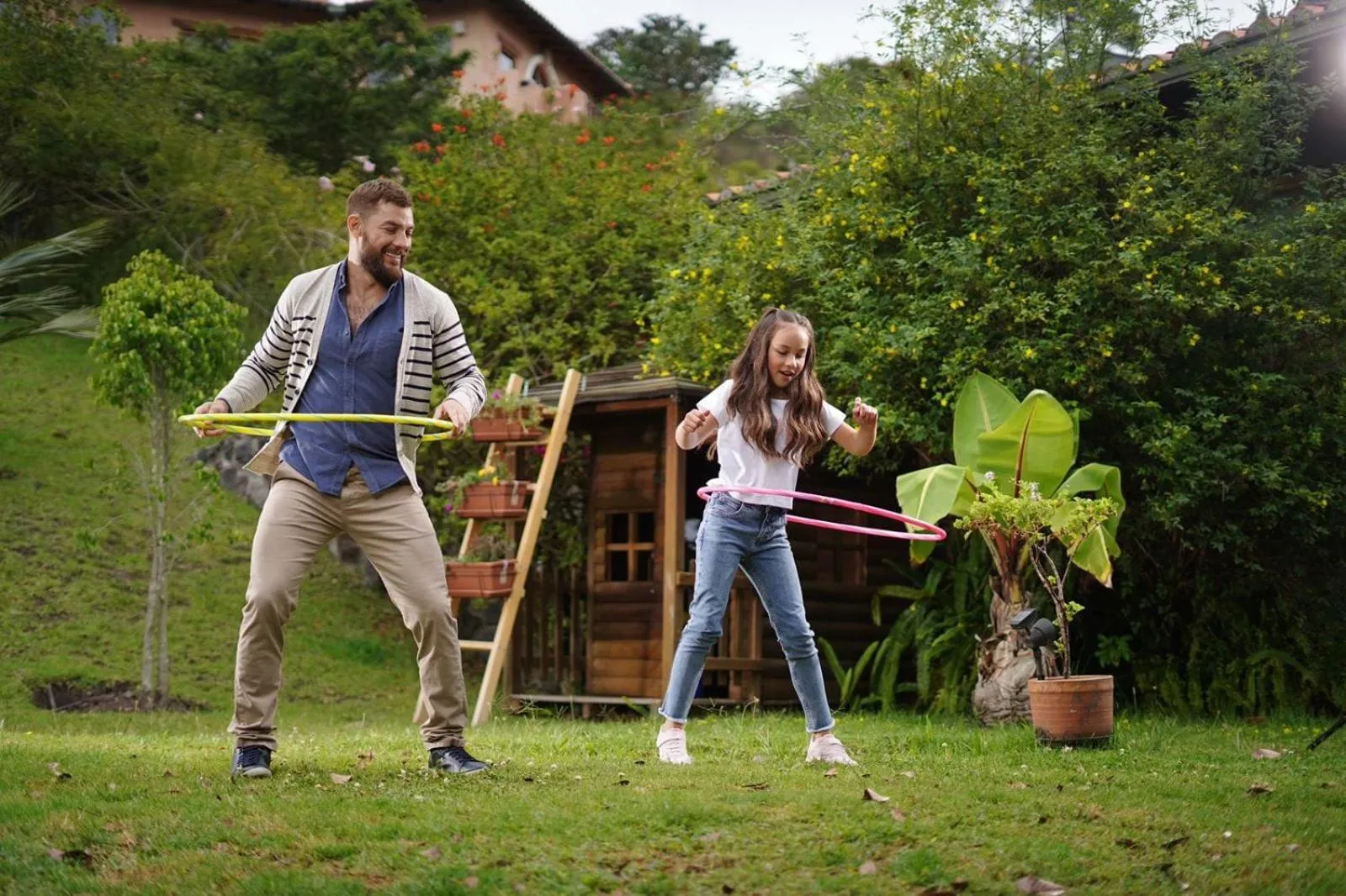 Garden view in Ilatoa Lodge