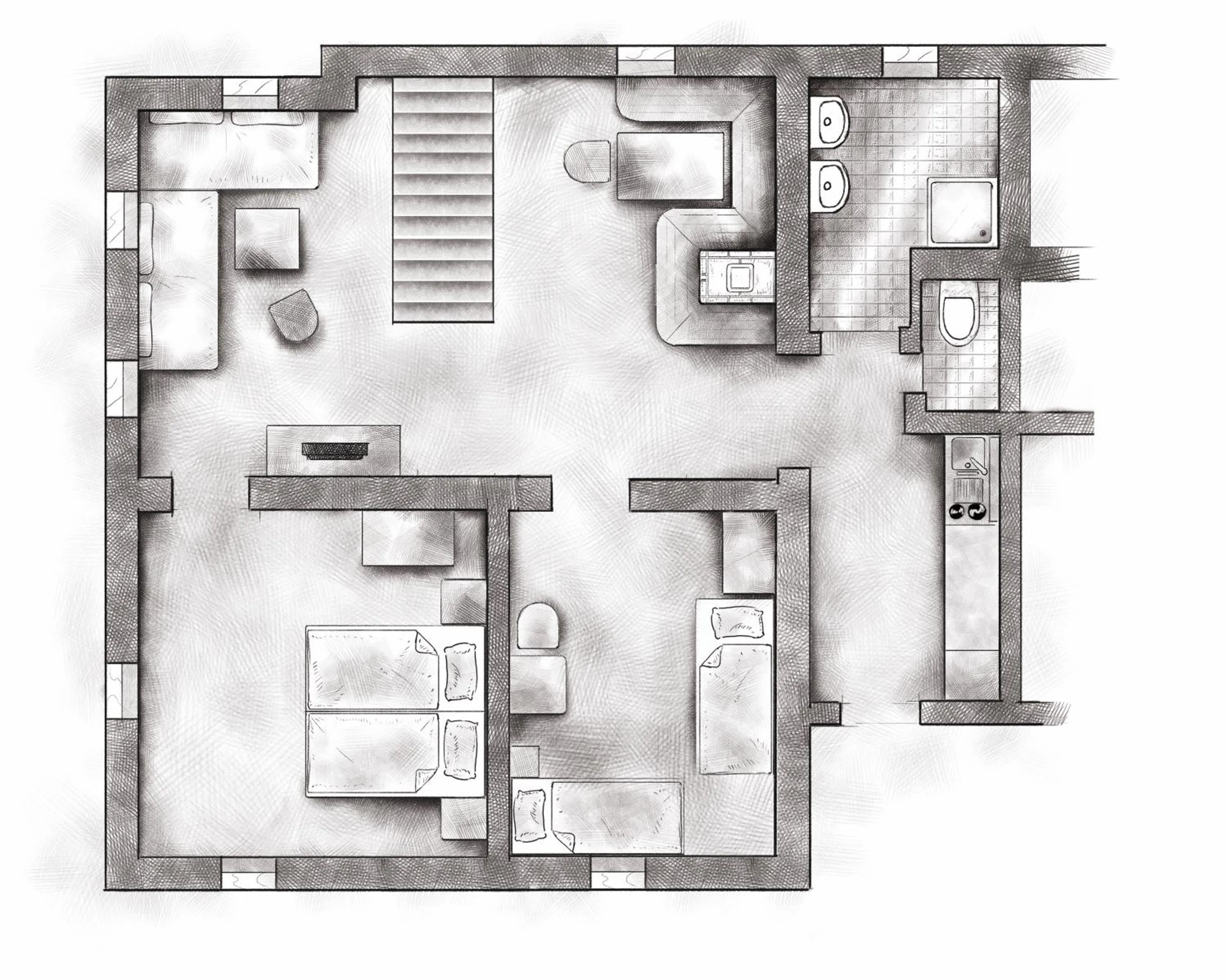 Floor plan in Naturel Hoteldorf Seeleitn