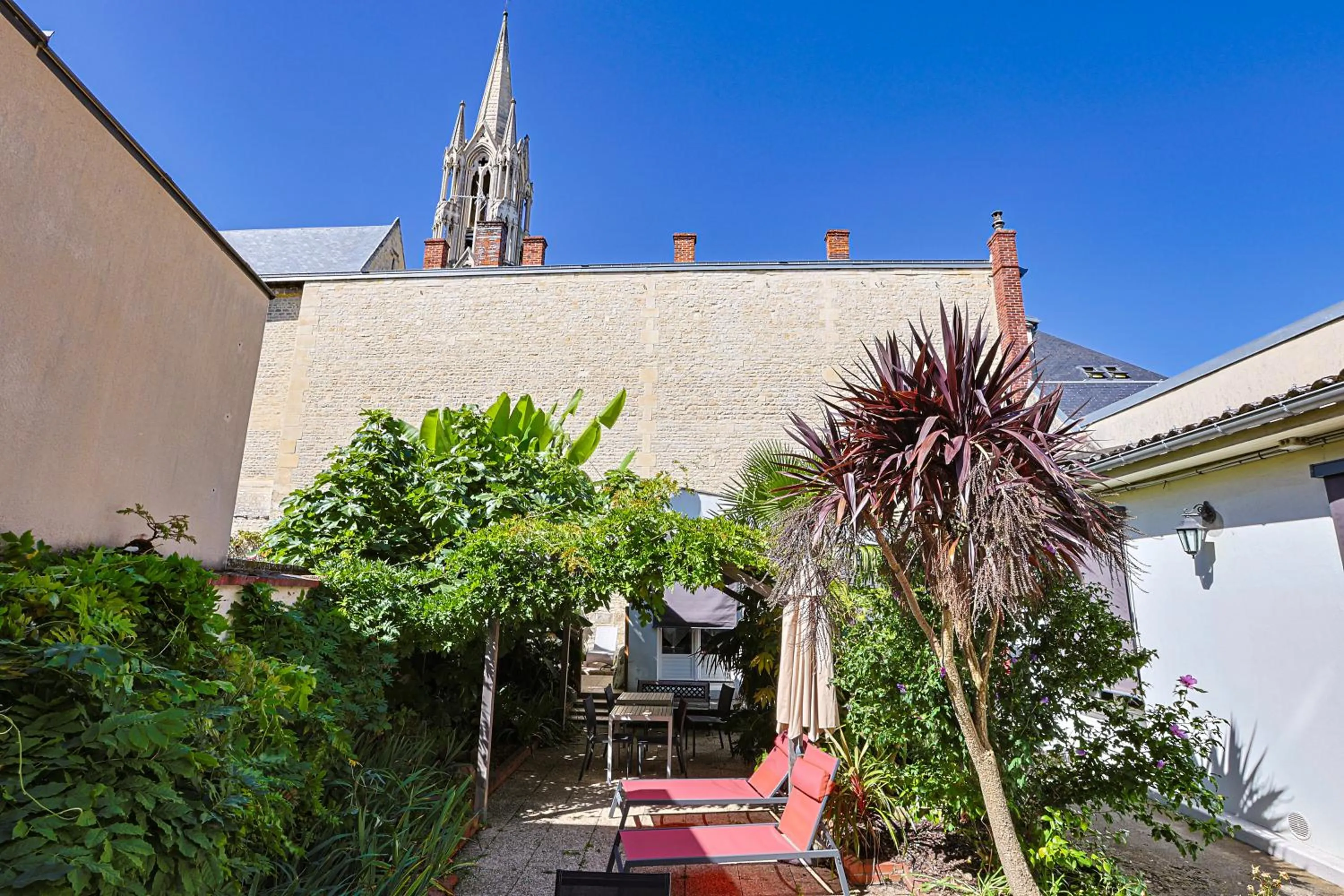Garden in Hôtel François d'O