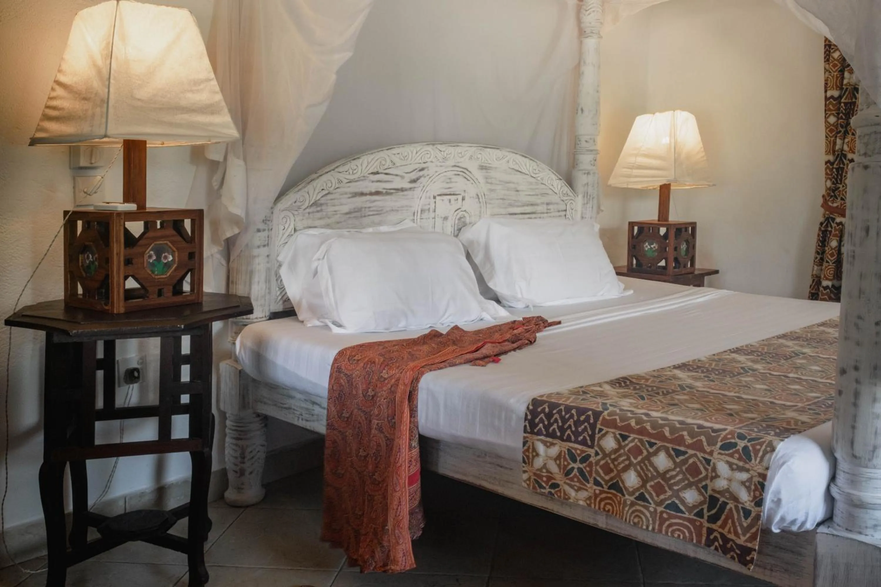 Bed in Temple Point Resort