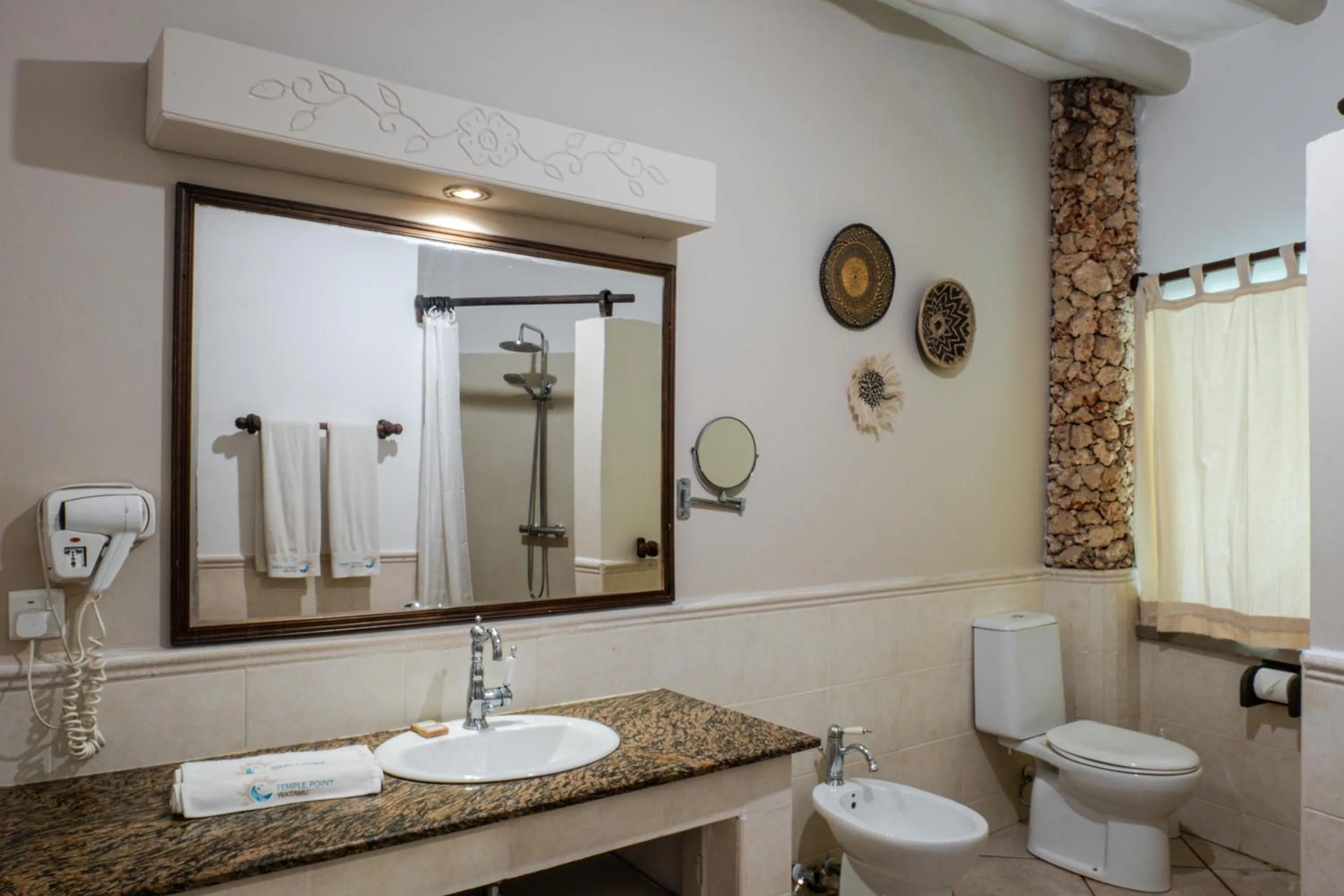 Bathroom in Temple Point Resort