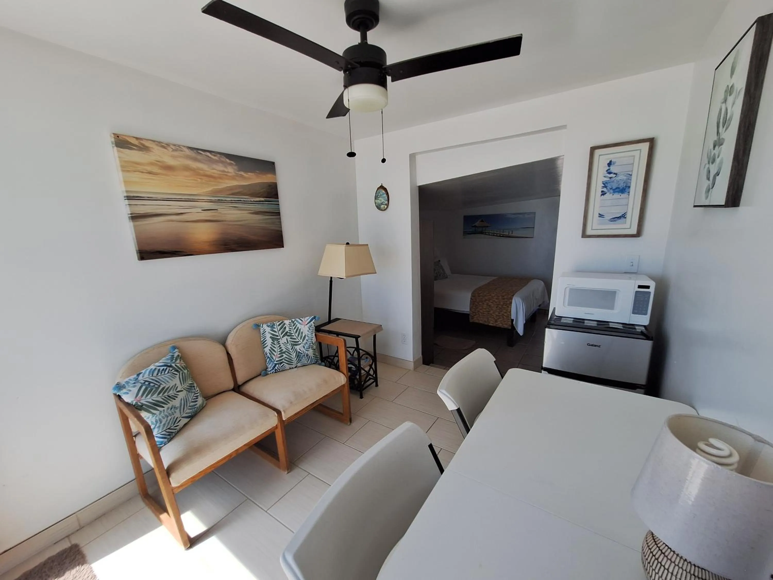 Bed in #7 Beach Front Private Room