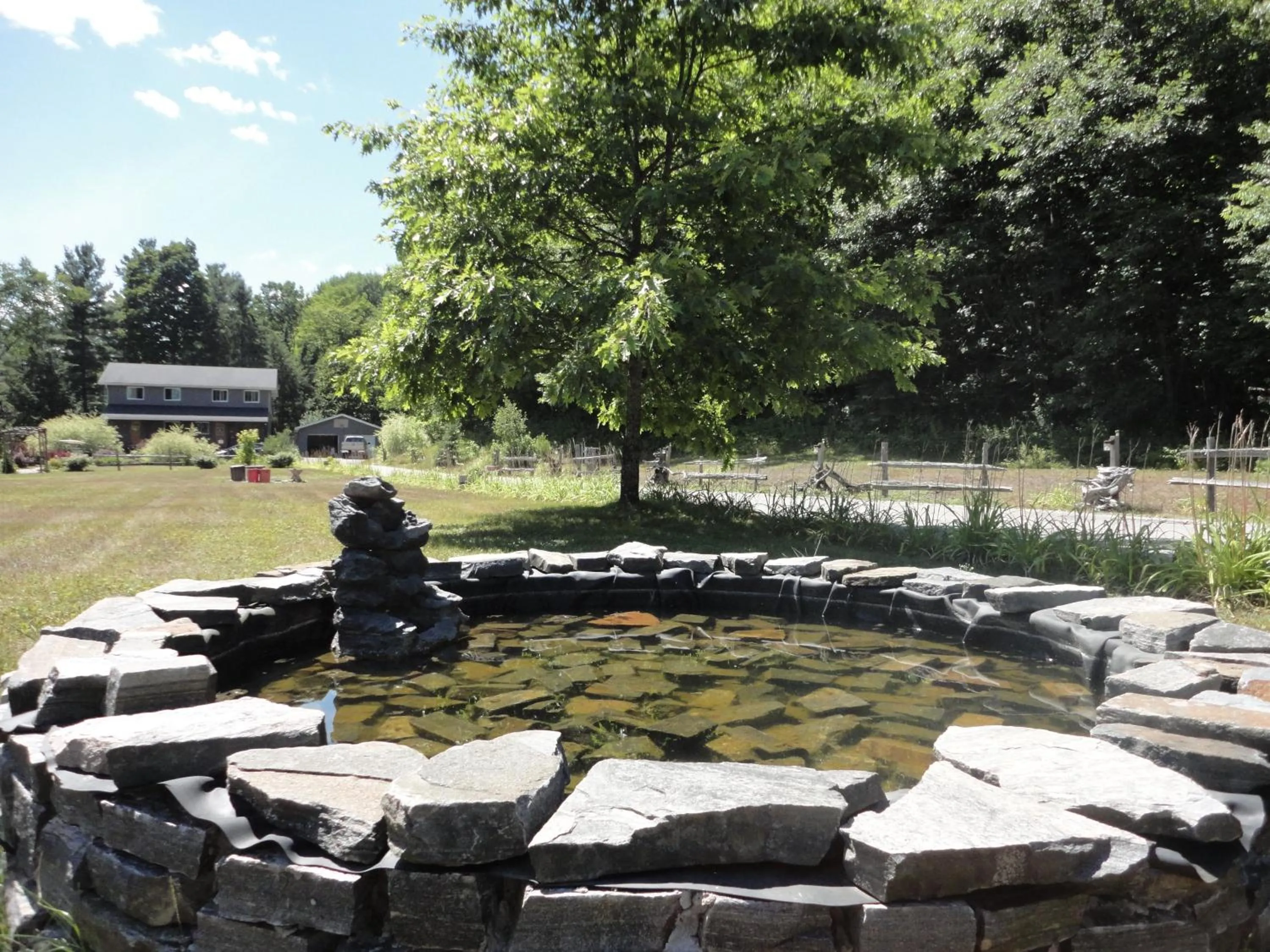 Garden in Dwight Riverside Inn