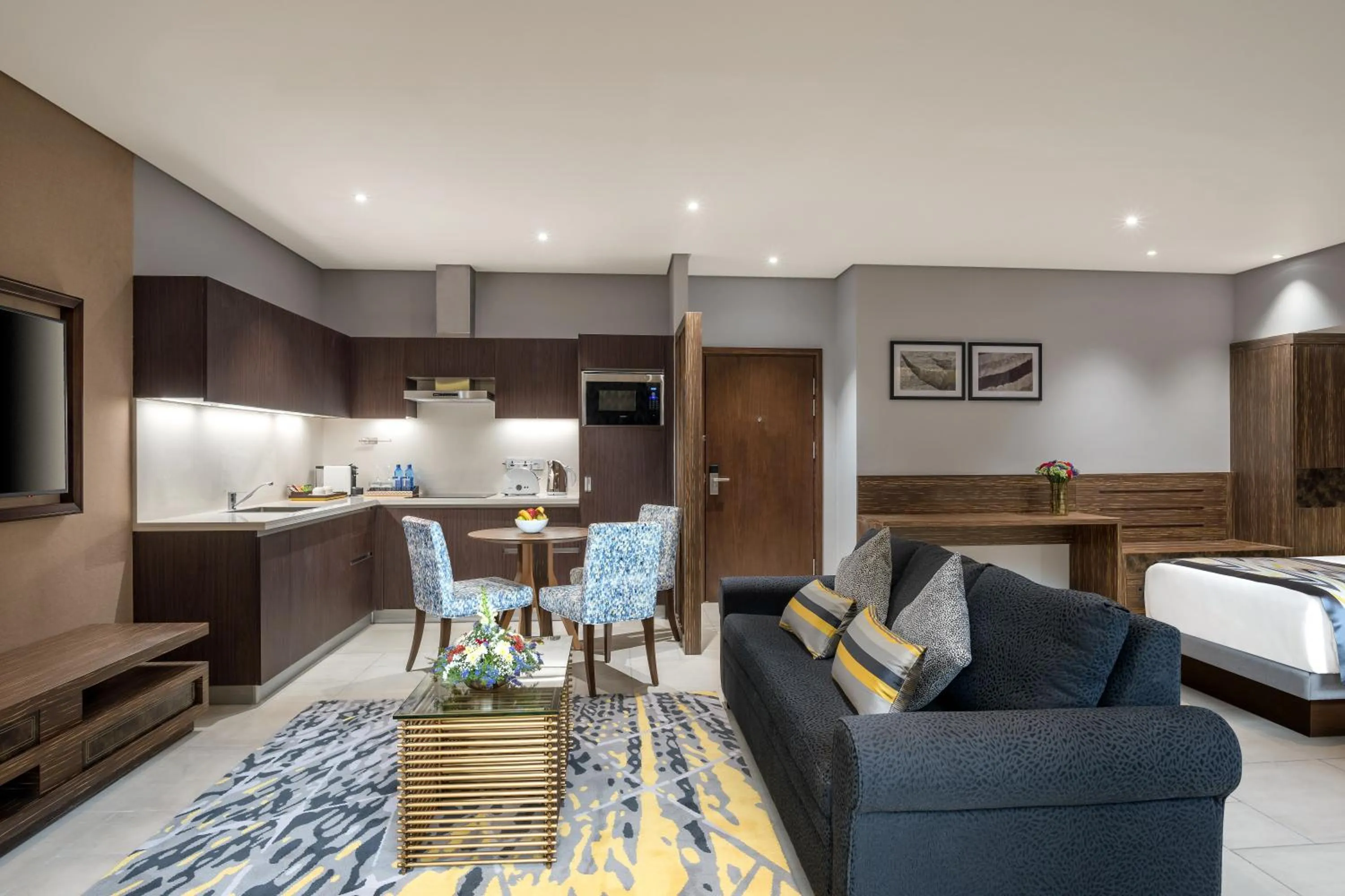 Living room in Neelkanth Sarovar Premiere