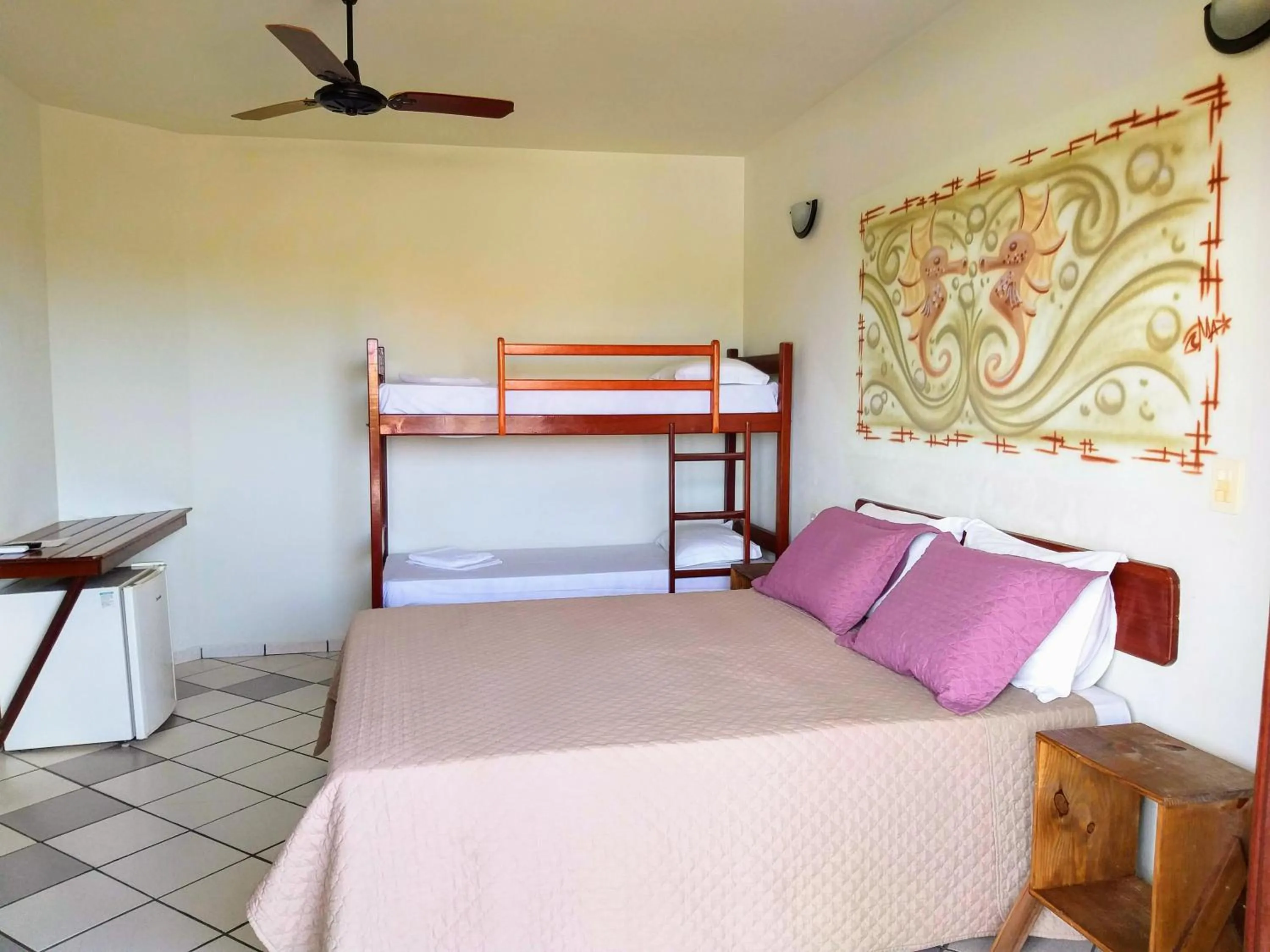 Bedroom, Bed in Pousada Coral de Fogo