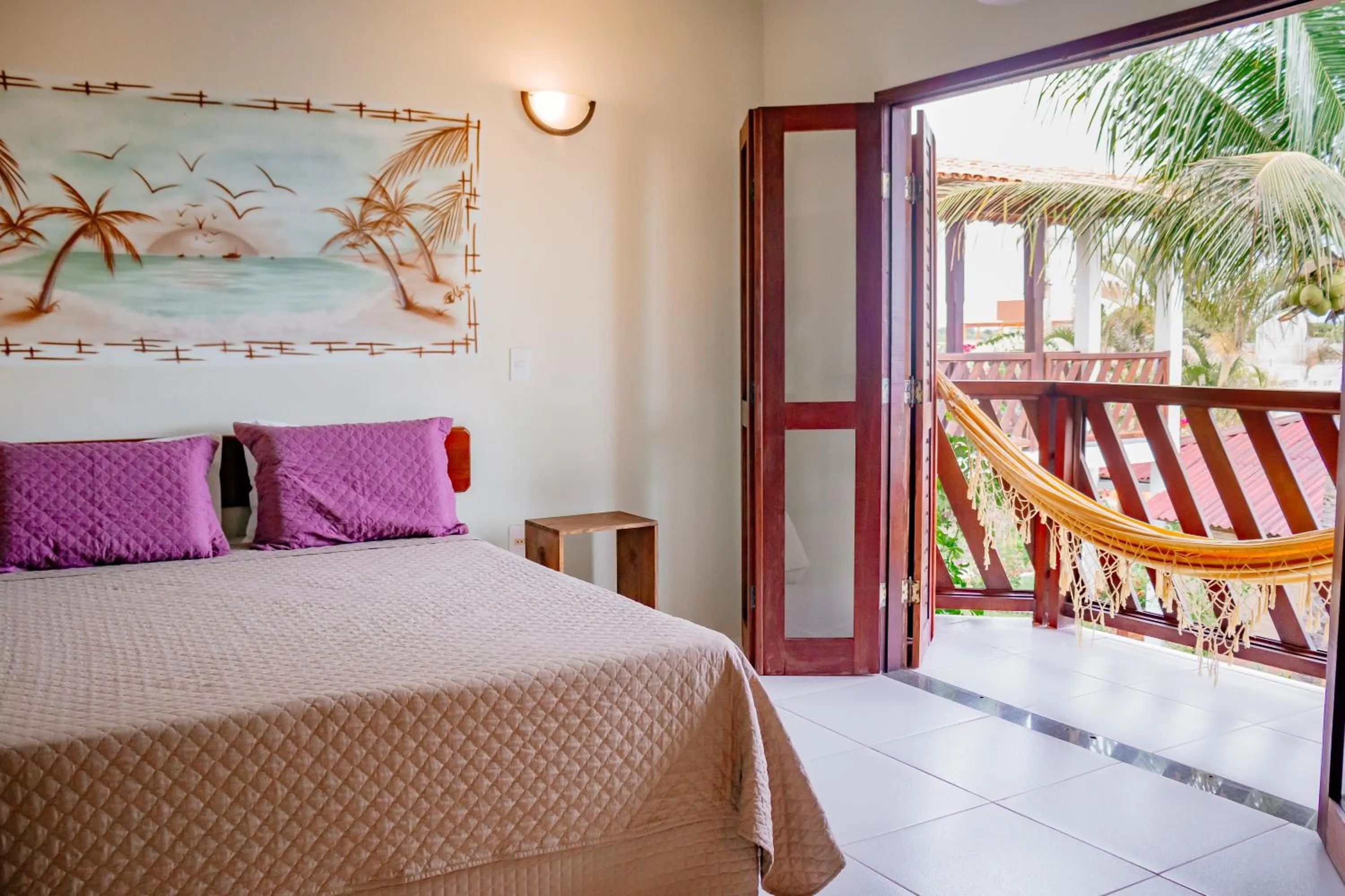 Bedroom, Bed in Pousada Coral de Fogo