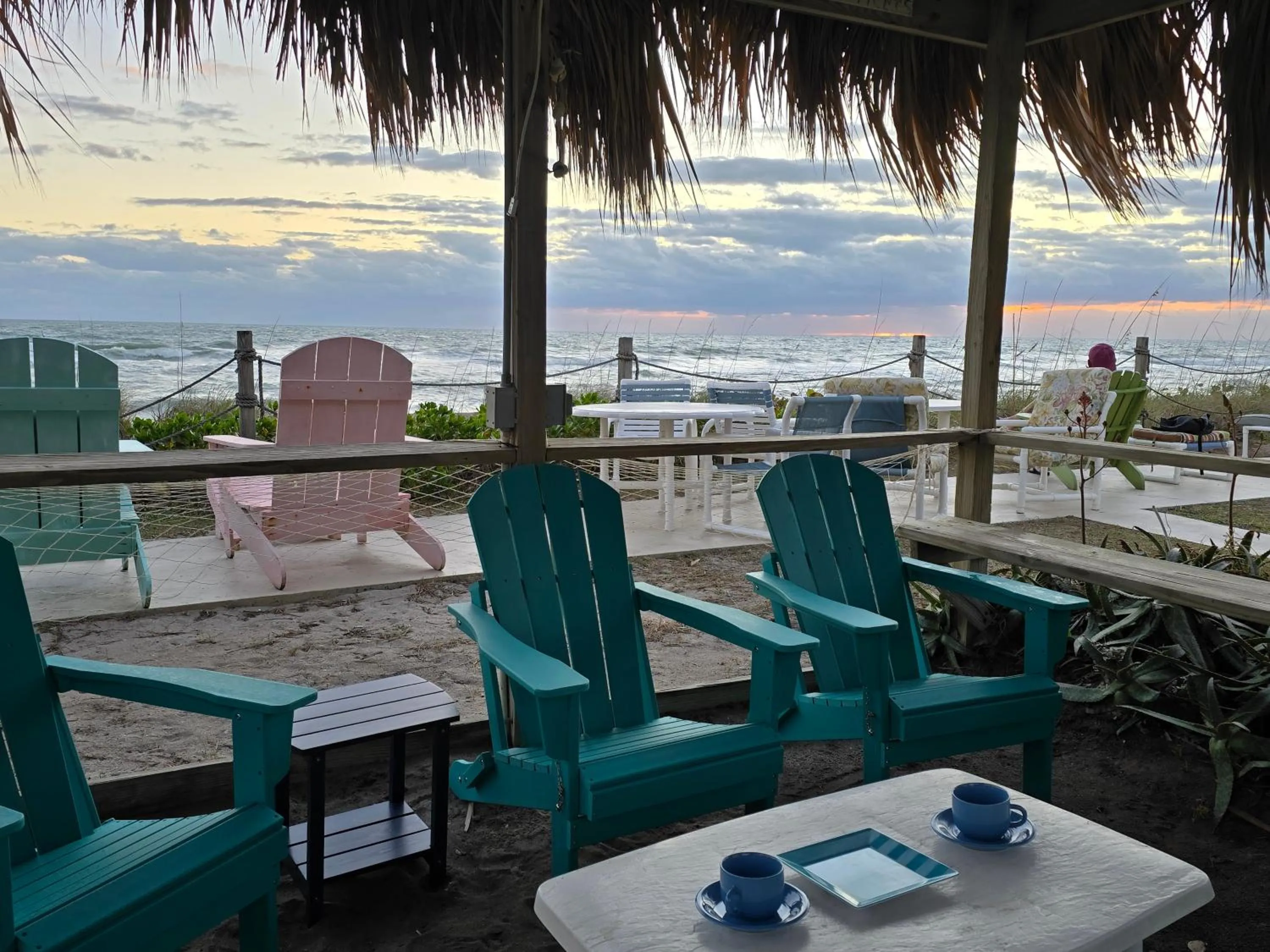 Balcony/Terrace in Oceanfront Sea Scape Motel
