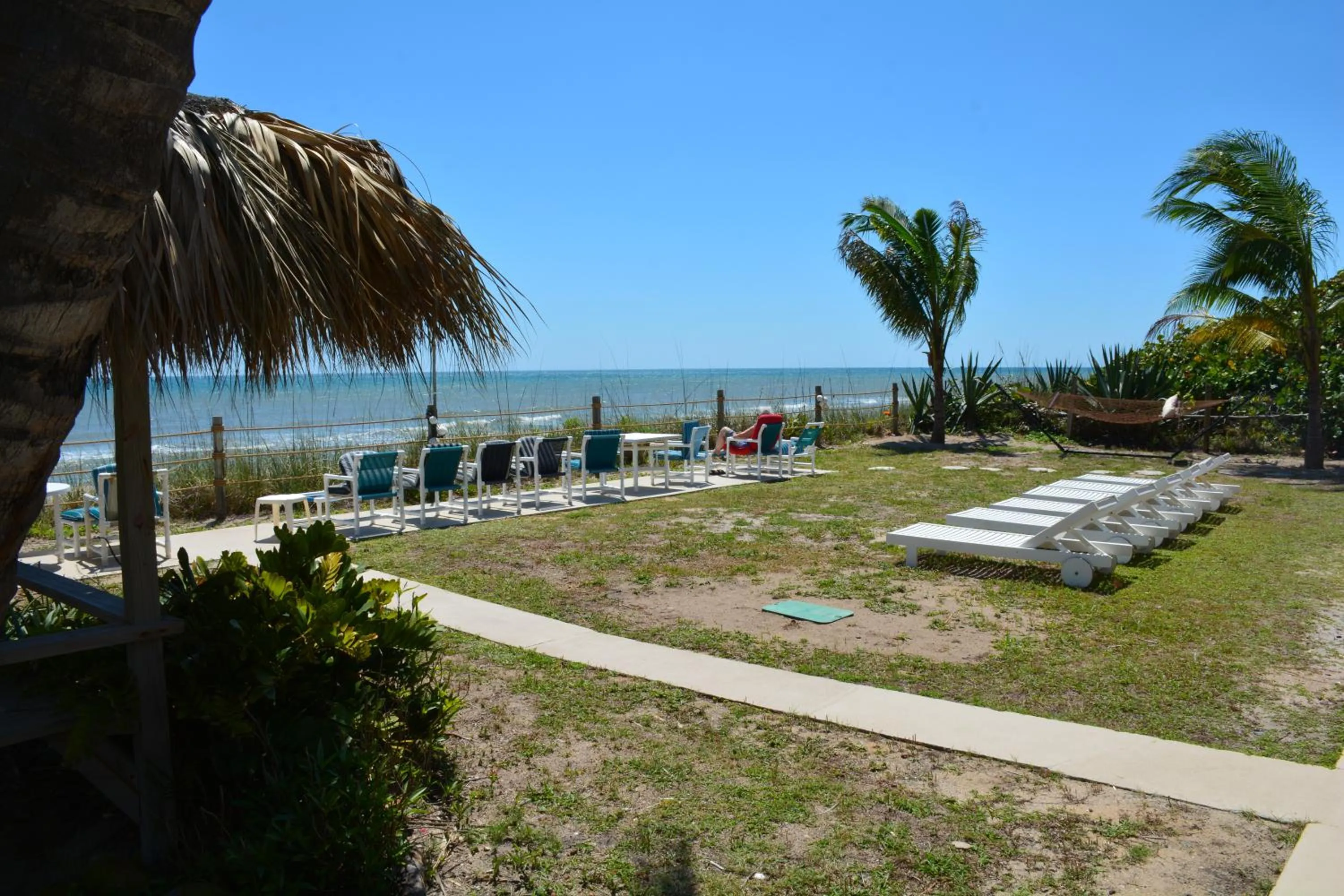 Garden in Oceanfront Sea Scape Motel