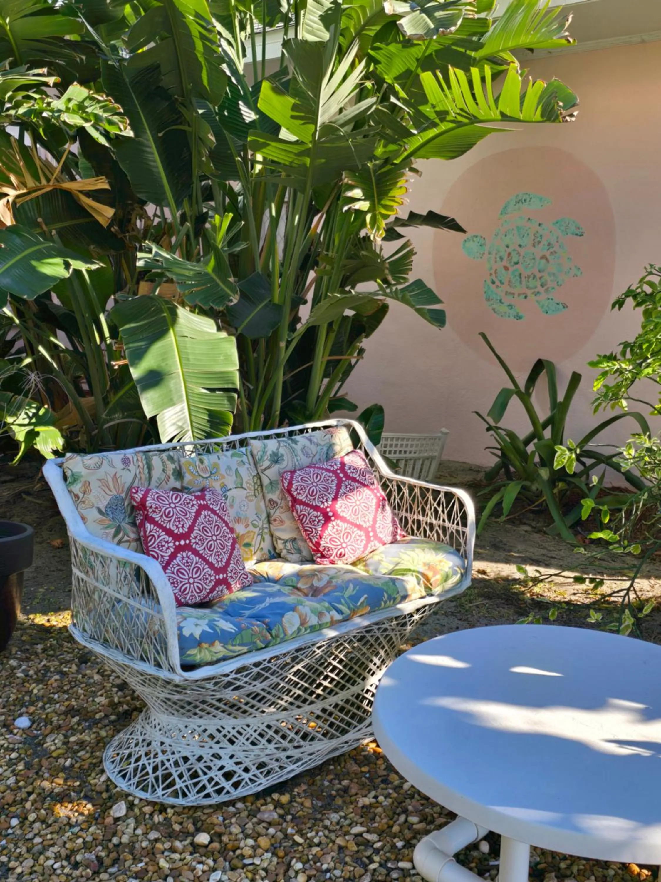 Garden in Oceanfront Sea Scape Motel