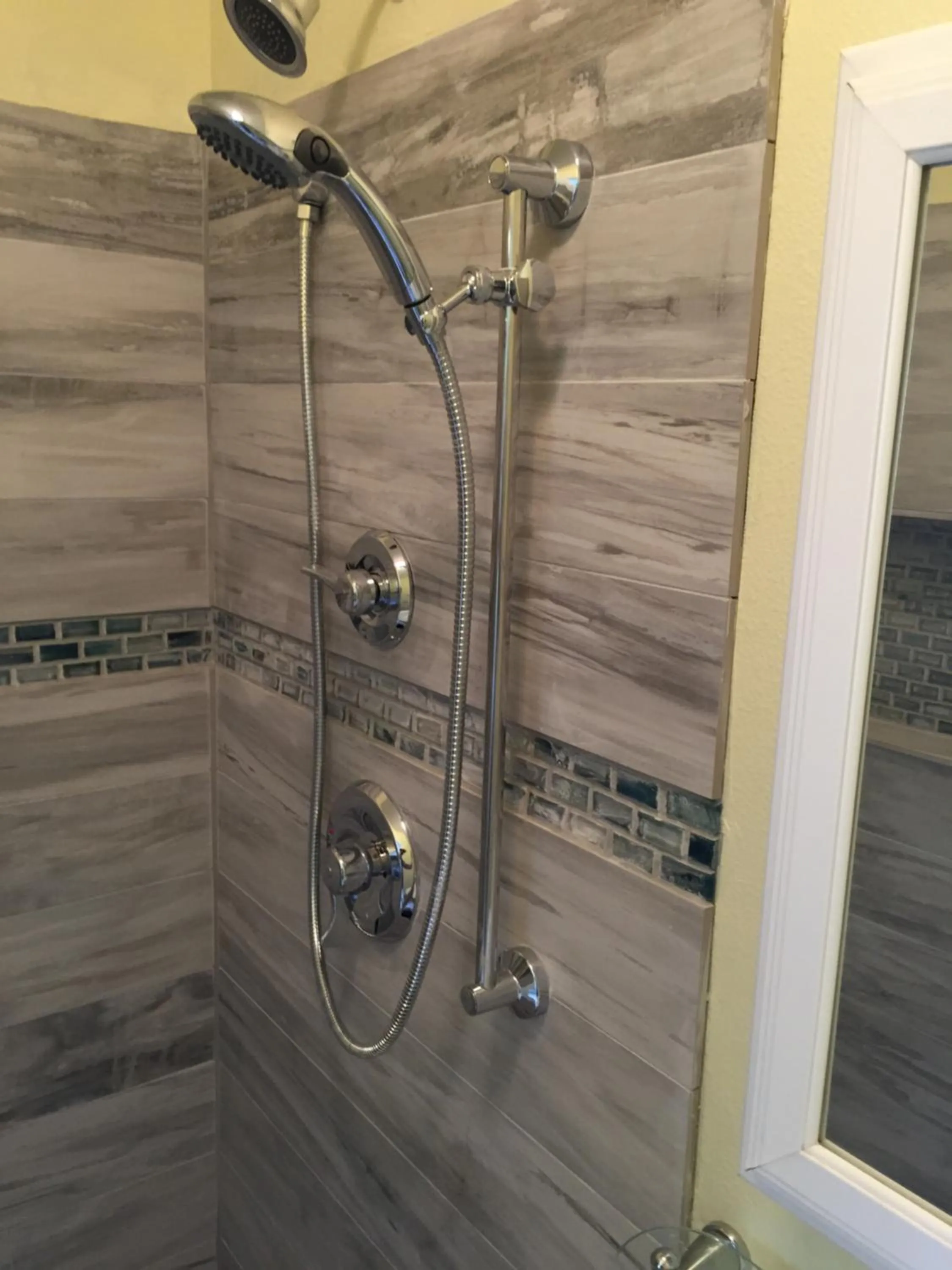 Shower in Oceanfront Sea Scape Motel