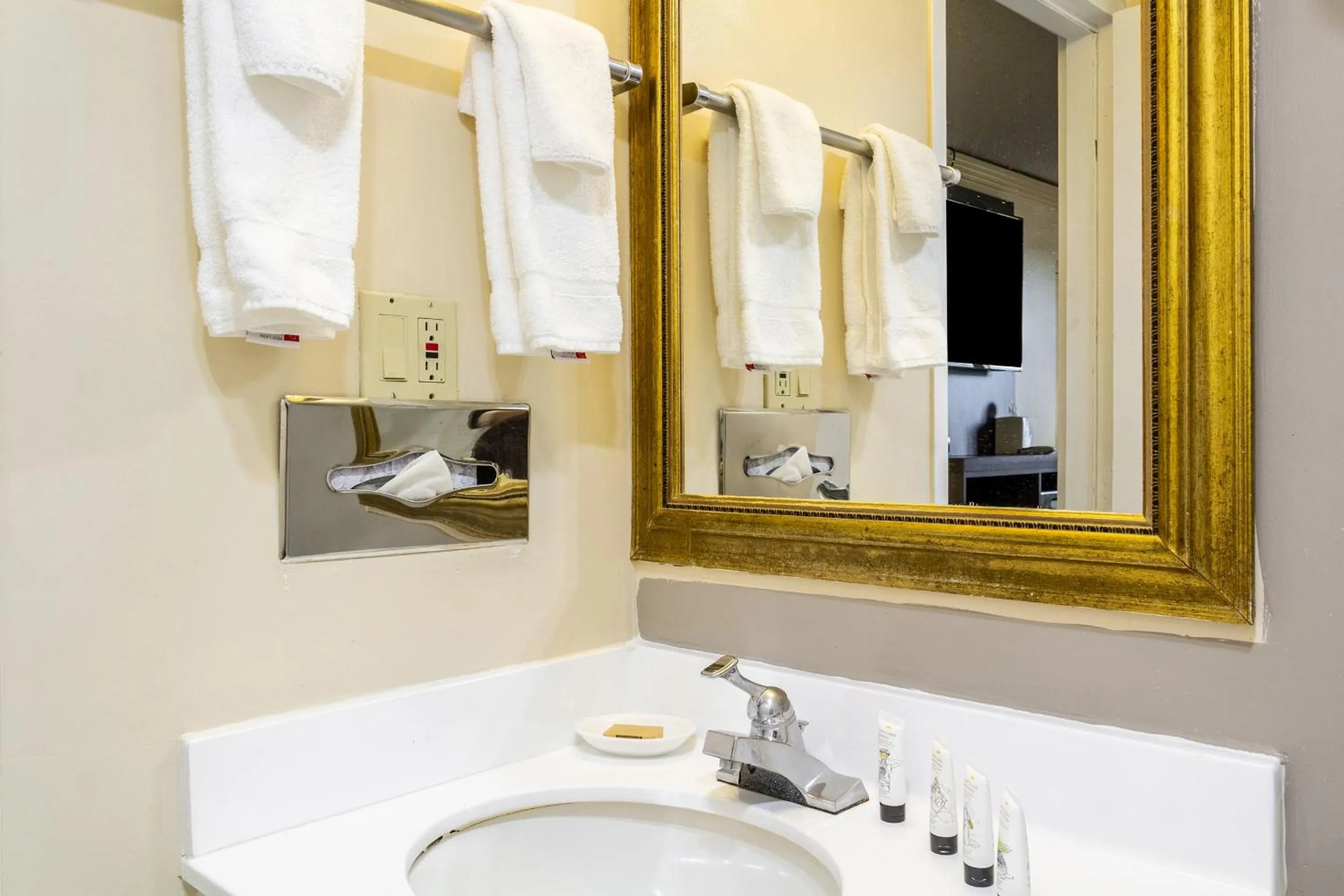 Bathroom in Countryside Suites Kansas City Independence I-70 East Sports Complex Hotel