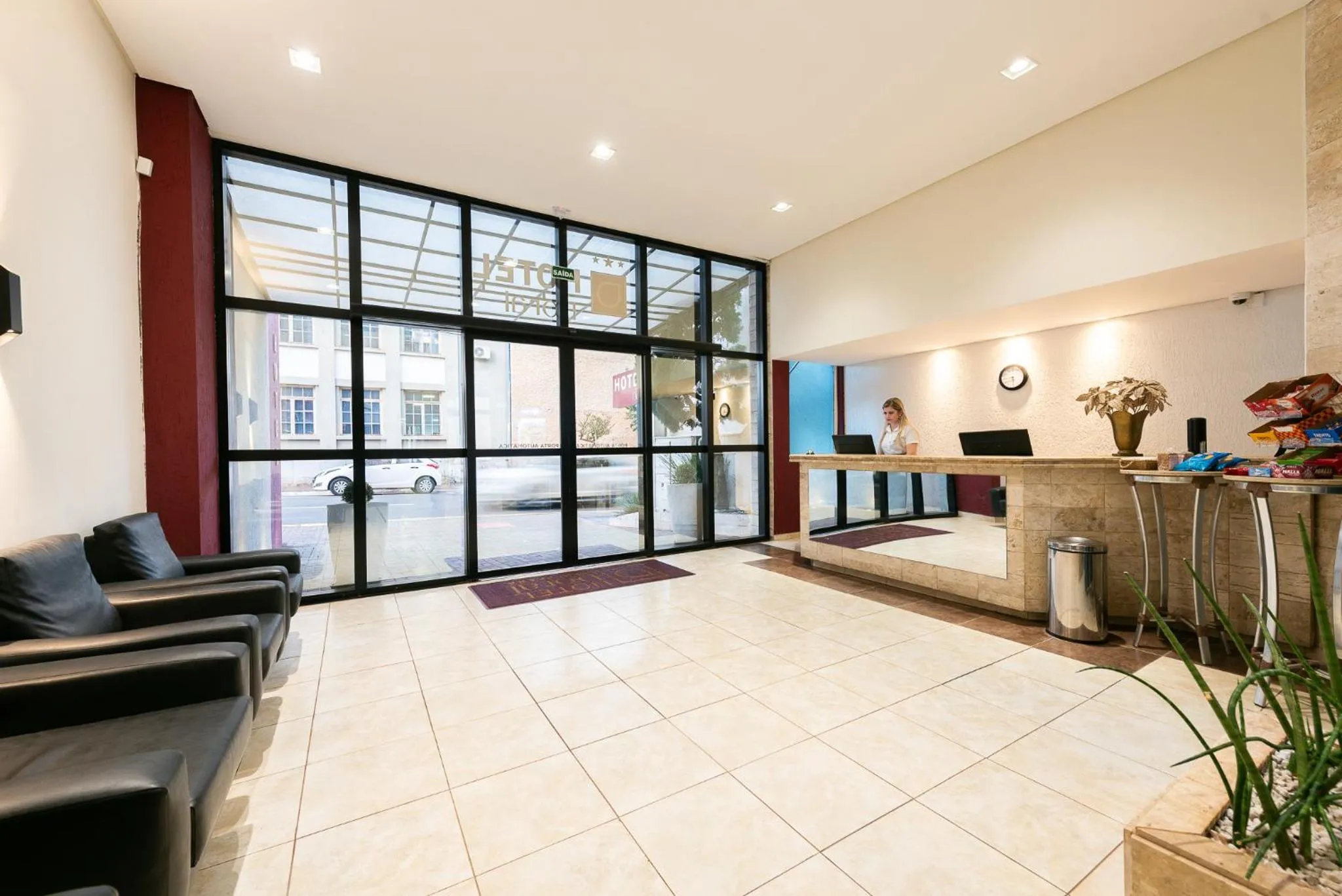 Lobby or reception in Hotel Doral Apucarana