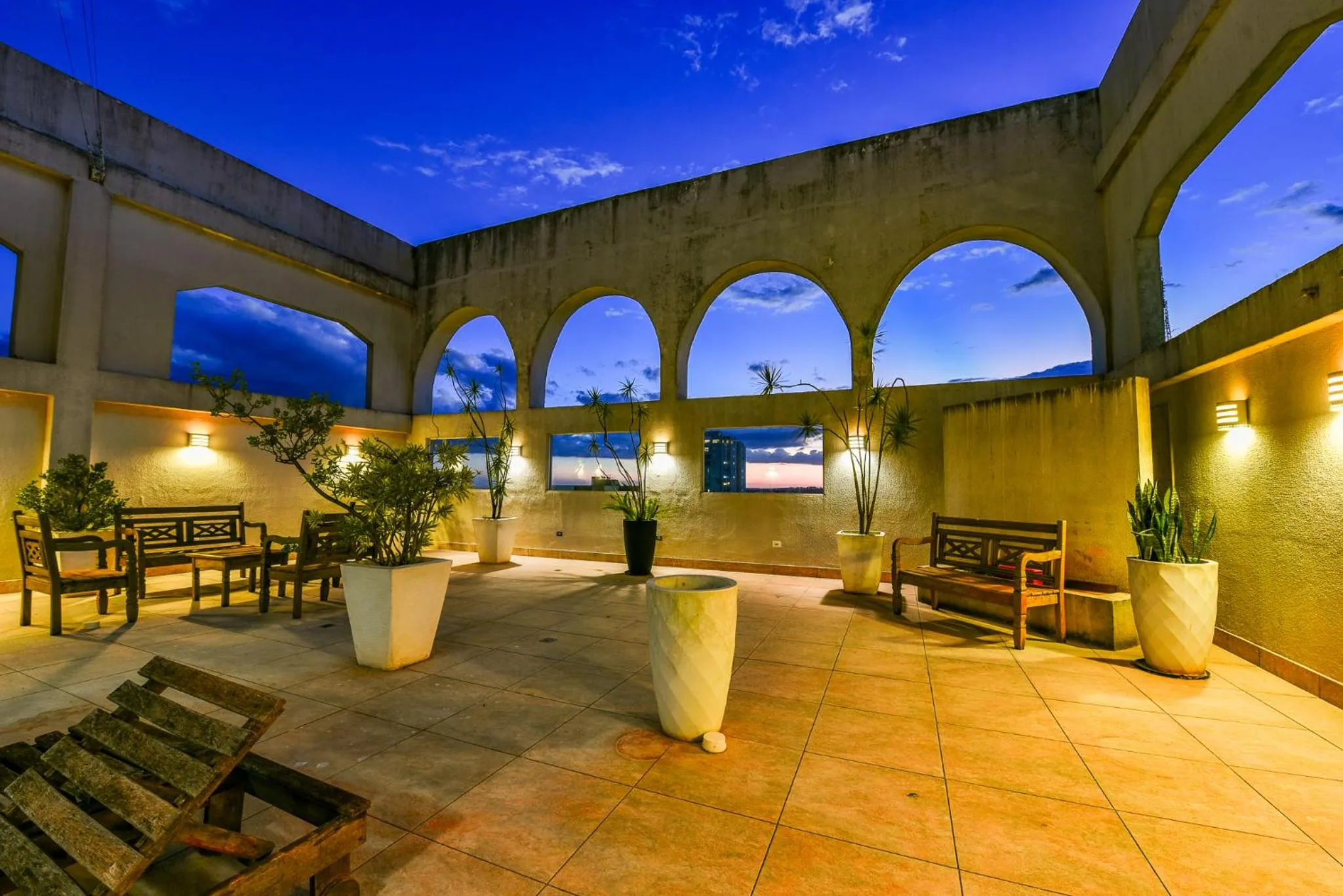 Balcony/Terrace in Hotel Doral Apucarana