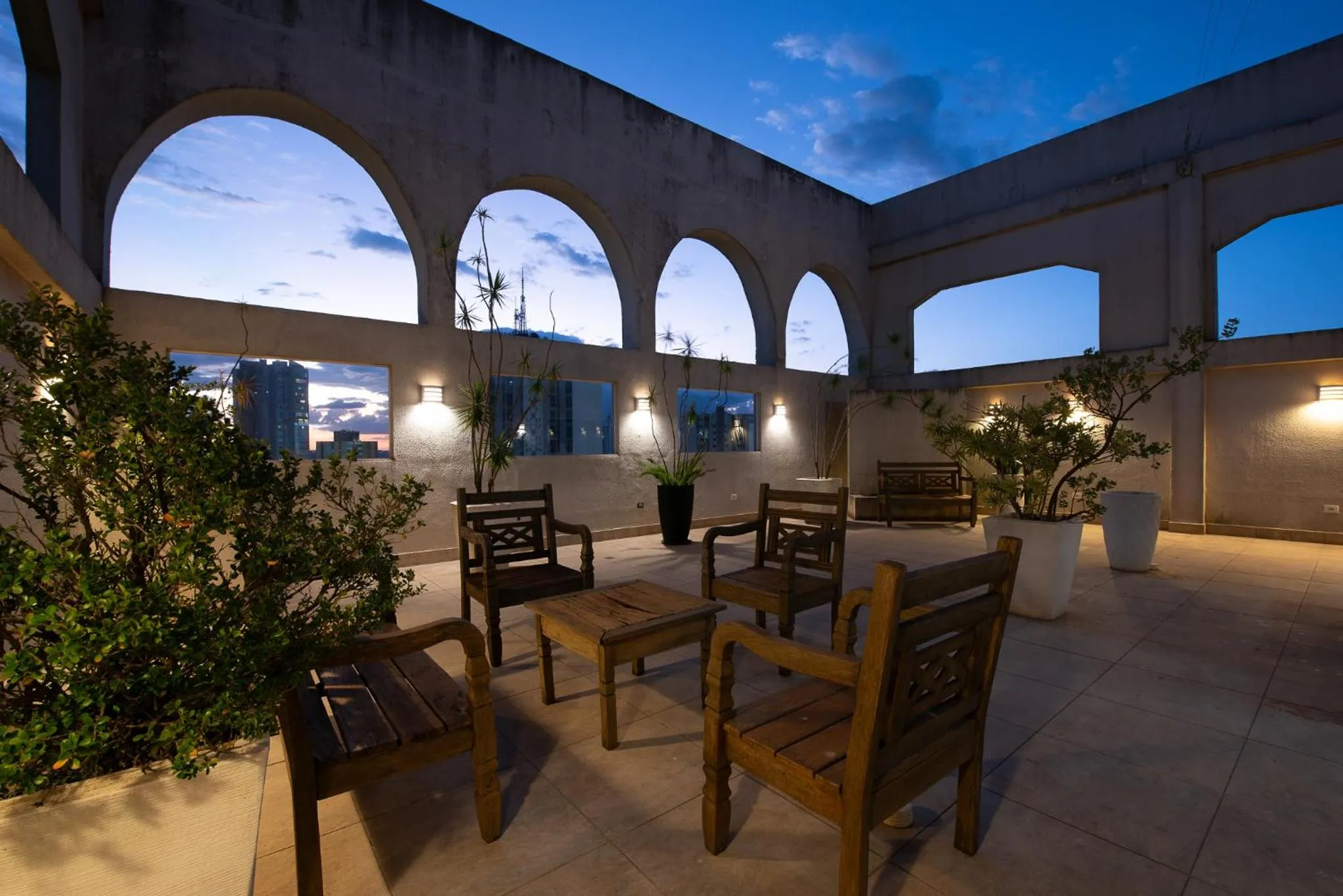 Balcony/Terrace in Hotel Doral Apucarana